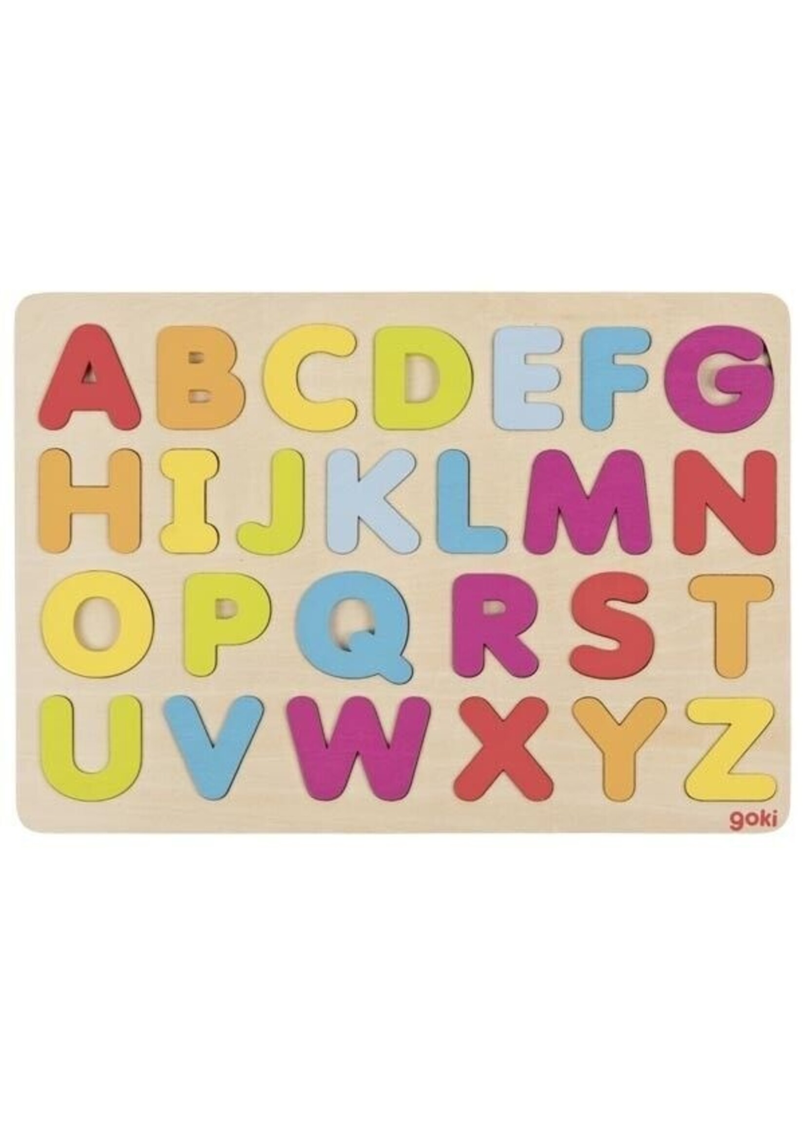 GOKI GOKI WOODEN PUZZLE ALPHABET