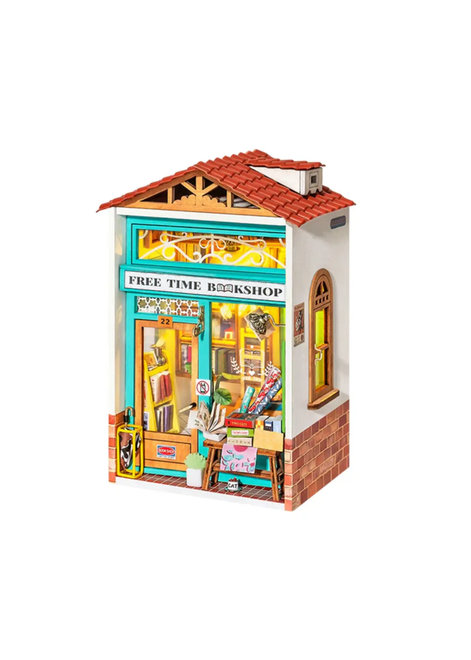 ROBOTIME FREE TIME BOOKSHOP