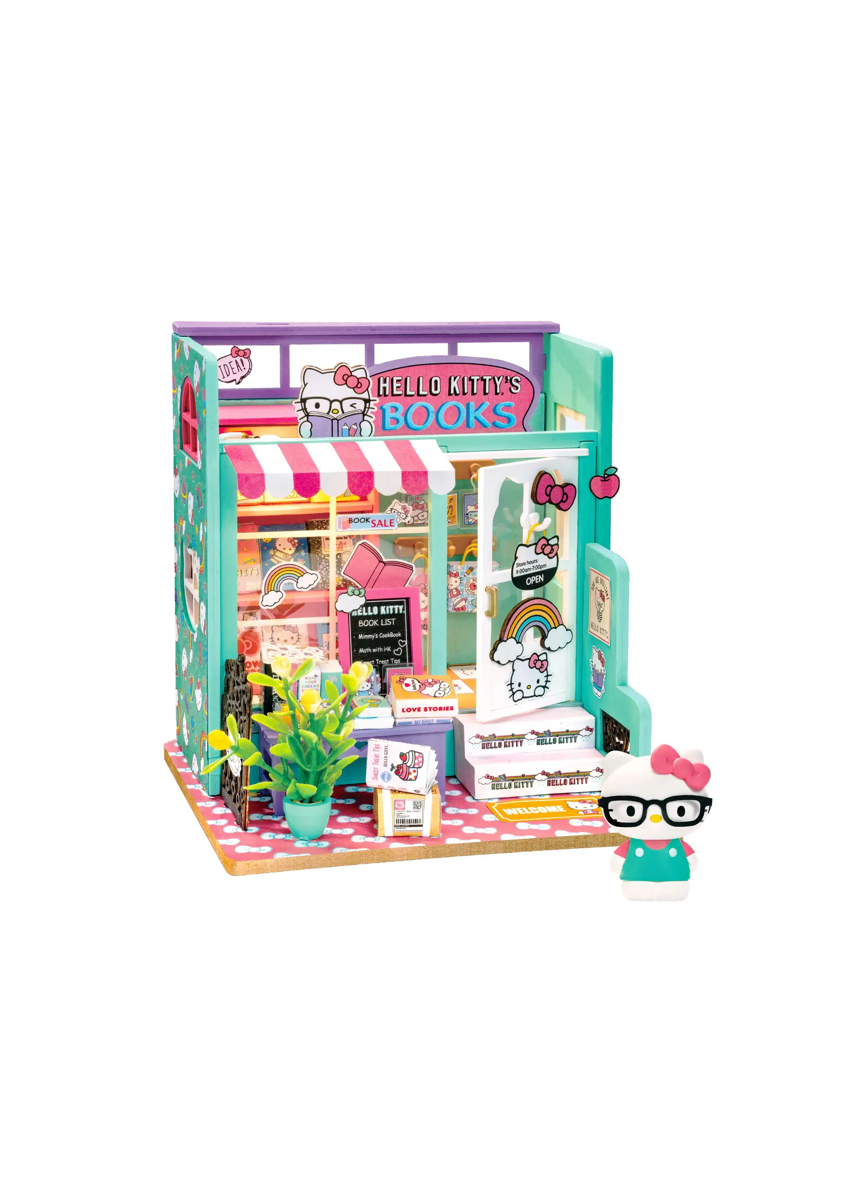 ROBOTIME HELLO KITTY BOOKSTORE