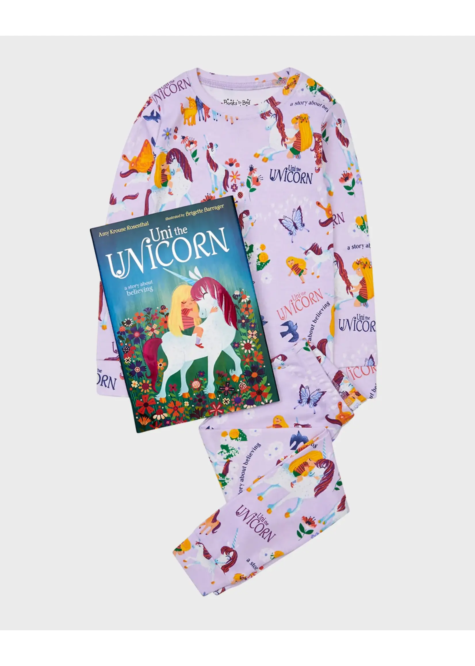 BOOKS TO BED BOOKS TO BED UNI THE UNICORN SIZE 4