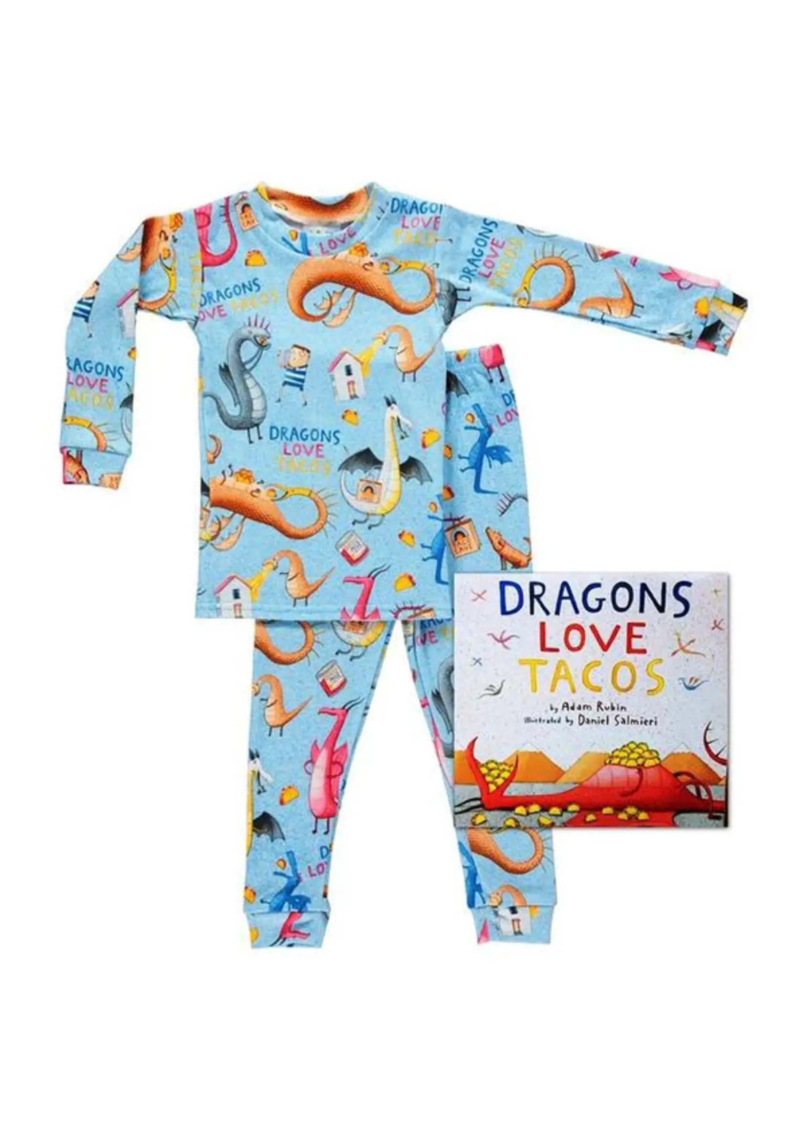 BOOKS TO BED BOOKS TO BED DRAGONS LOVE TACOS SIZE 4