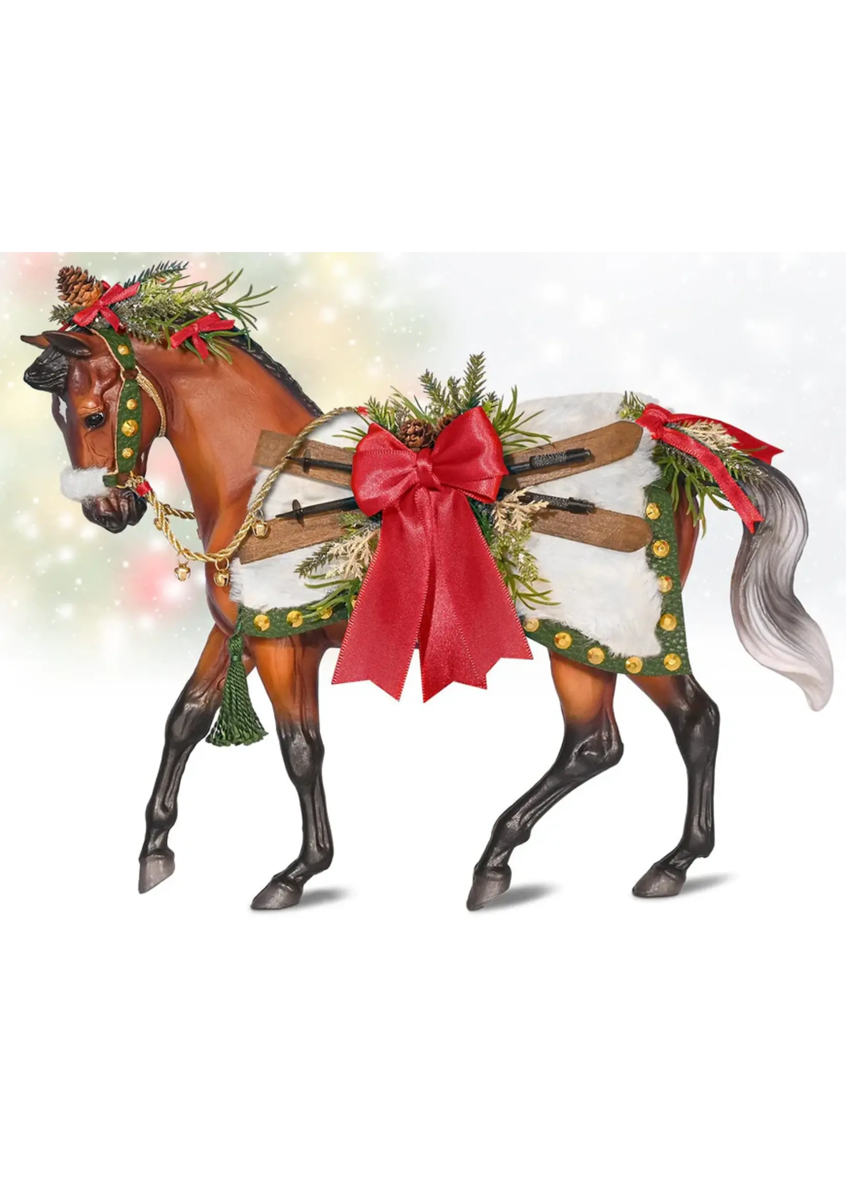 REEVES INTERNATIONAL (BREYER & COLLECTA) BREYER 2024 HOLIDAY HORSE APRES SKI