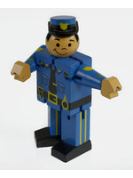 THE ORIGINAL TOY COMPANY MINI WOODEN POLICEMAN