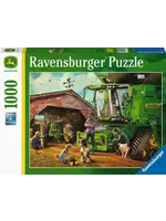 RAVENSBURGER PUZZLE 1000 PCS JOHN DEERE THEN & NOW