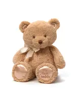 PLUSH MY FIRST TEDDY TAN 15"