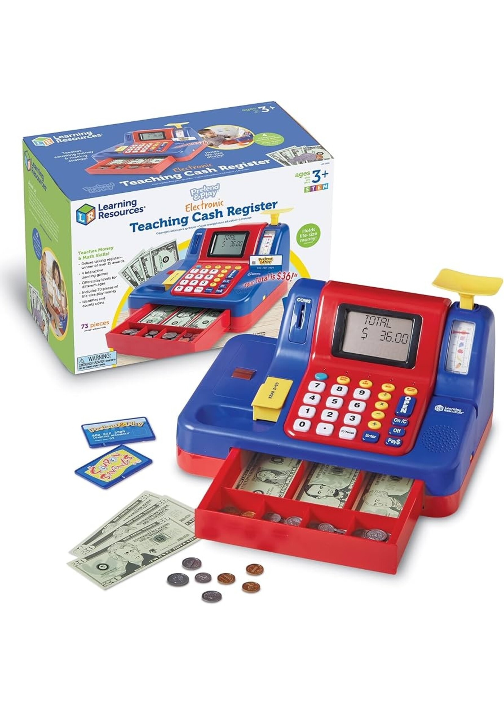 LR ELECTRONIC TEACHING CASH REGISTER