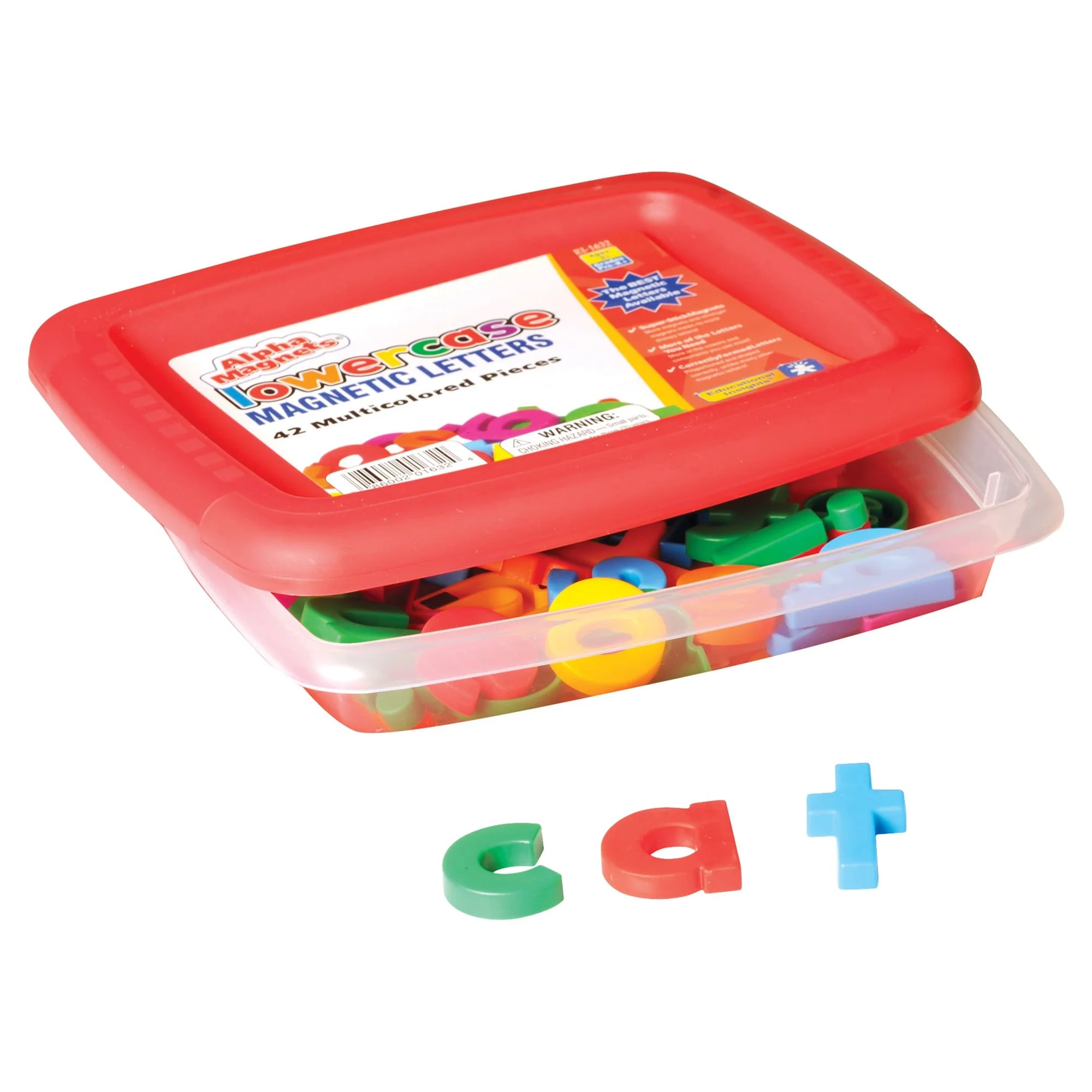 AlphaMagnets® Multicolored Lowercase, 42 Pieces