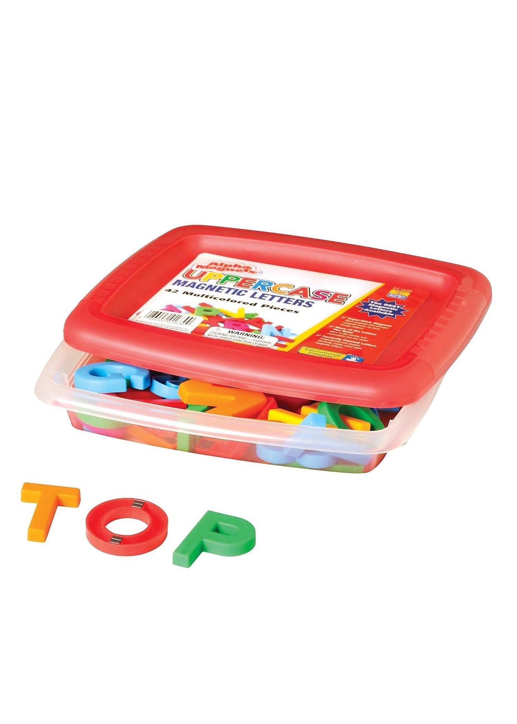 LEARNING RESOURCES MULTICOLORED UPPERCASE ALPHABET