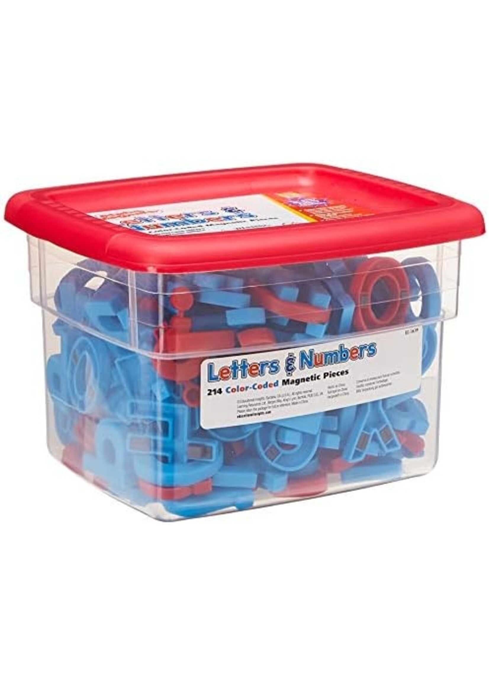 LEARNING RESOURCES LETTERS & NUMBERS 214 PCS