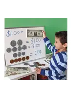 LEARNING RESOURCES BIG MONEY 3-D MAGNETIC COIND AND BILLS
