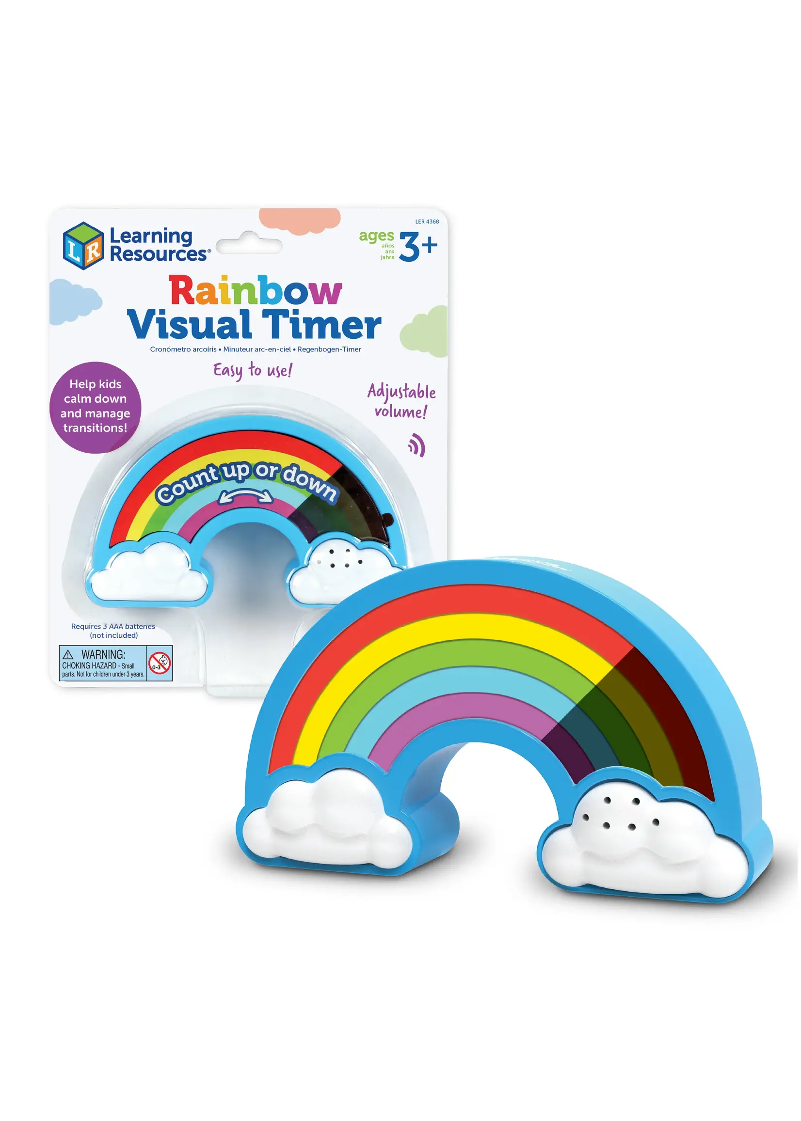 LEARNING RESOURCES RAINBOW VISUAL TIMER