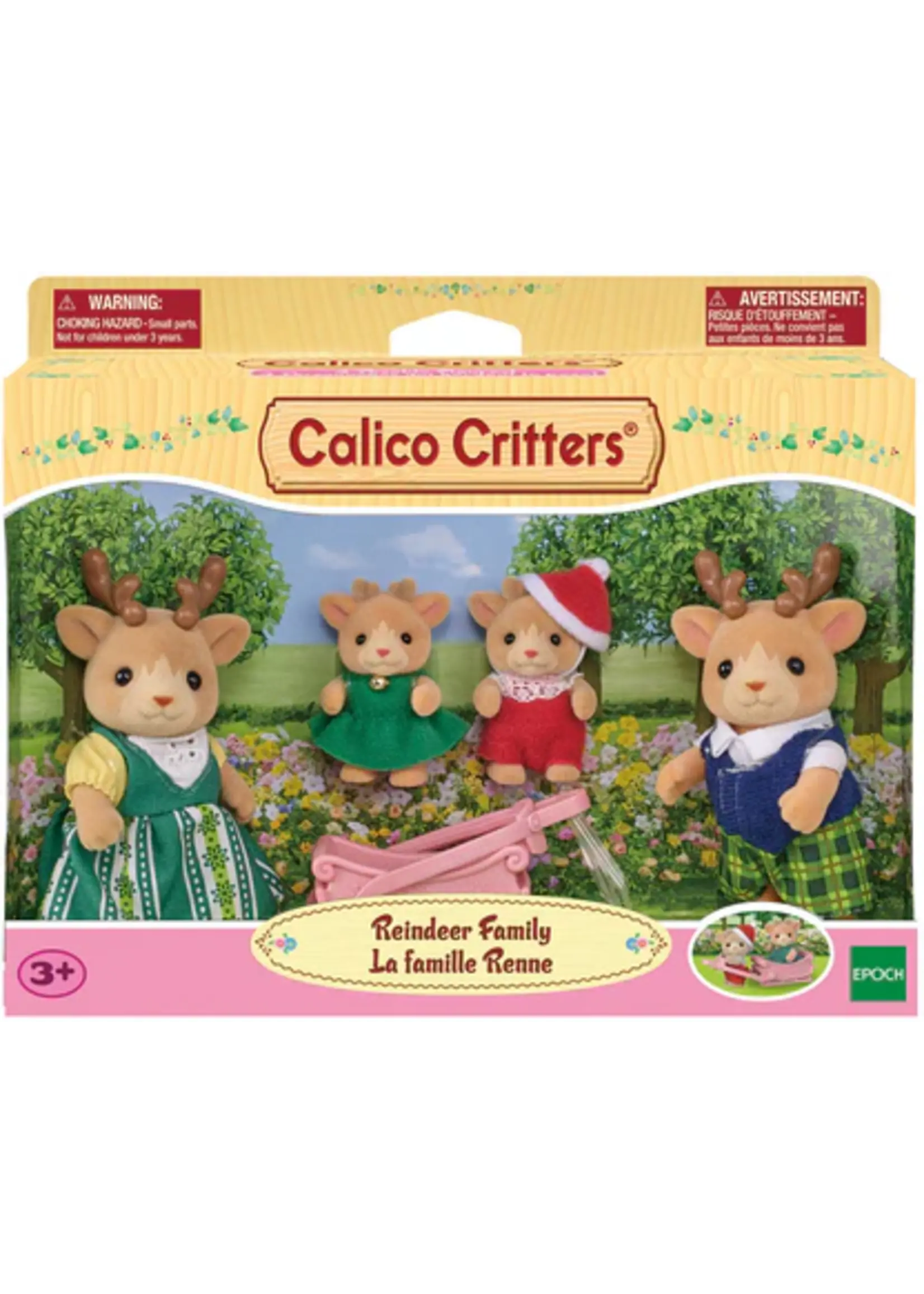 EPOCH (CALICO CRITTER & KIDOOZIE) CC REINDEER FAMILY