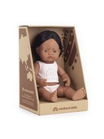 MINILAND DOLL NATIVE AMERICAN BOY 15"