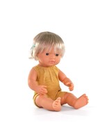 MINILAND DOLL GIRL WITH HEARING IMPLANT 15"