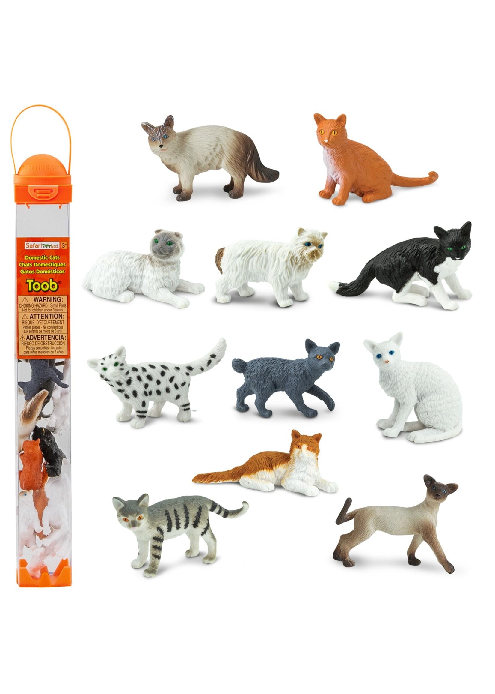 SAFARI LTD TOOB DOMESTIC CATS