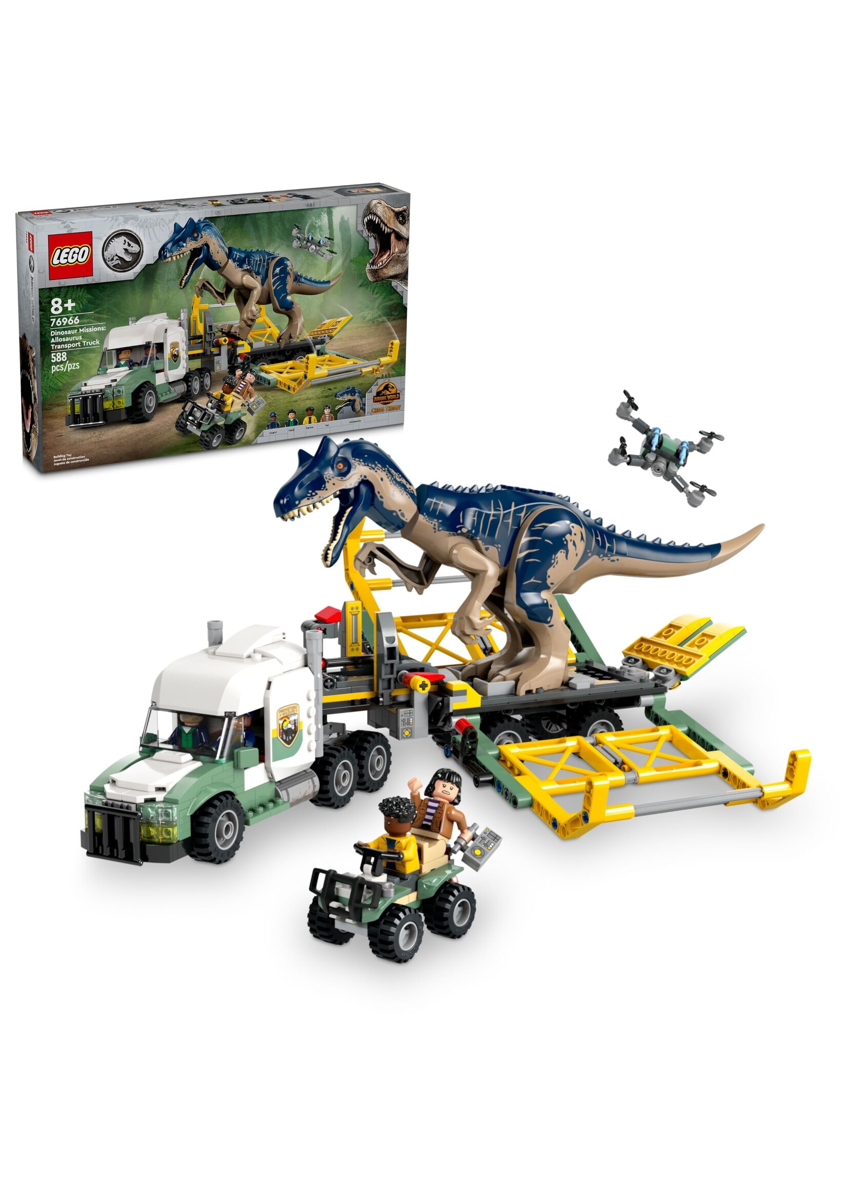 LEGO LEGO DINOSAUR MISSIONS: ALLOSAURUS TRANSPORT TRUCK