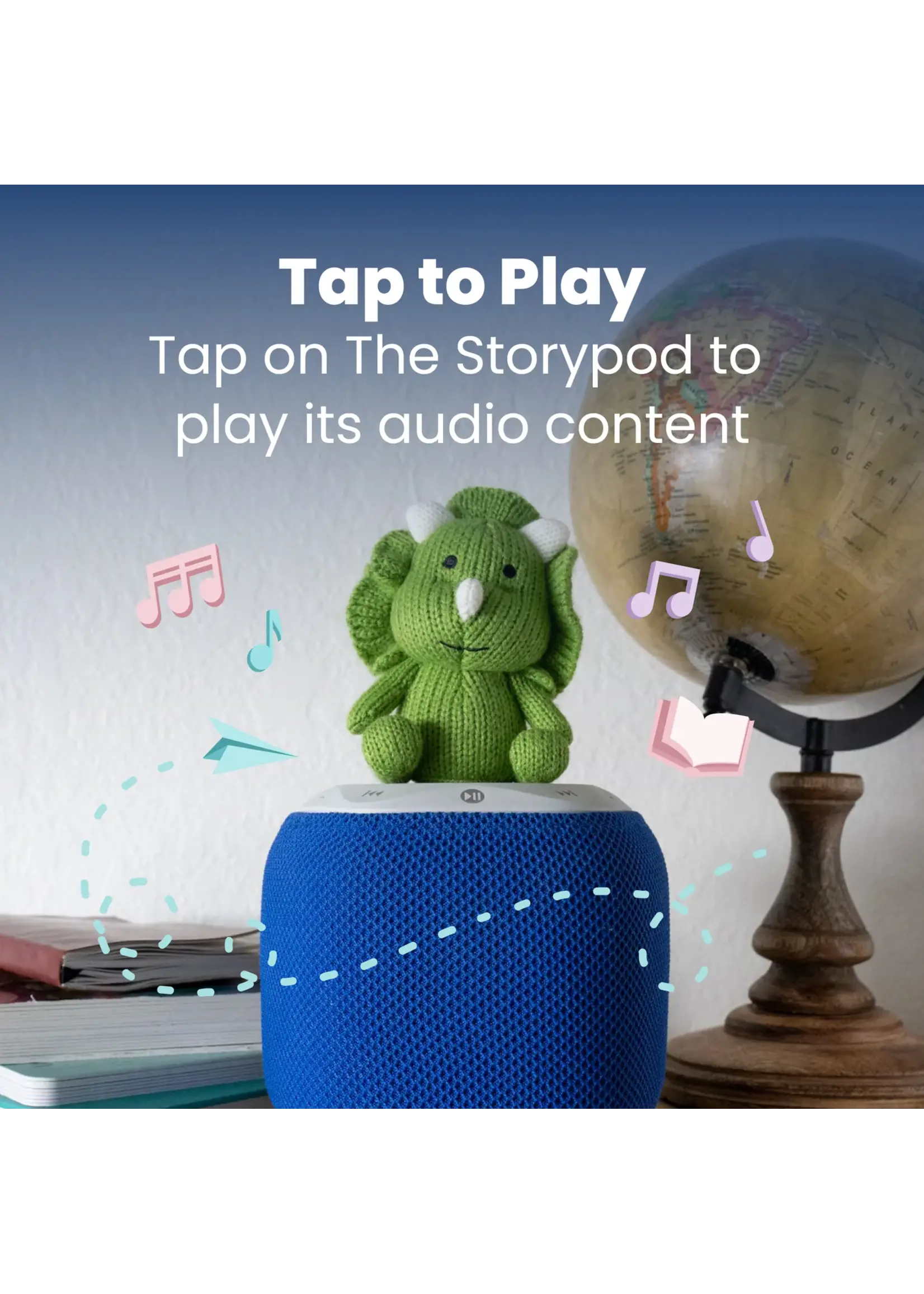 CRAFTIE FOX STORYPOD TRACY TRICERATOPS