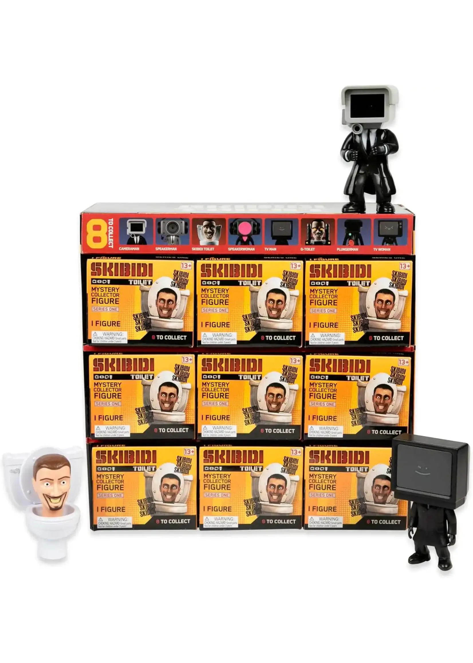 LICENSE 2 PLAY L2P SKIBIDY TOILET MYSTERY COLLECTER FIGURES