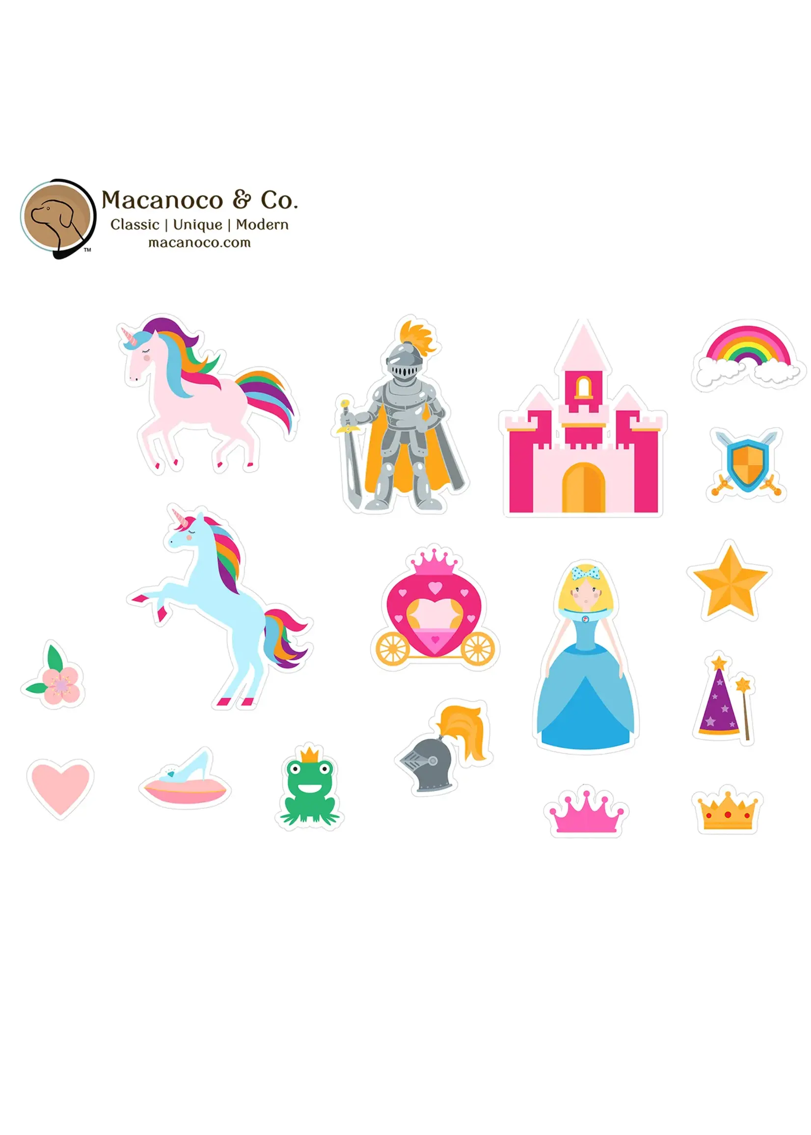 BATH TIME STICKERS UNICORNS AND FANTASY WORLD