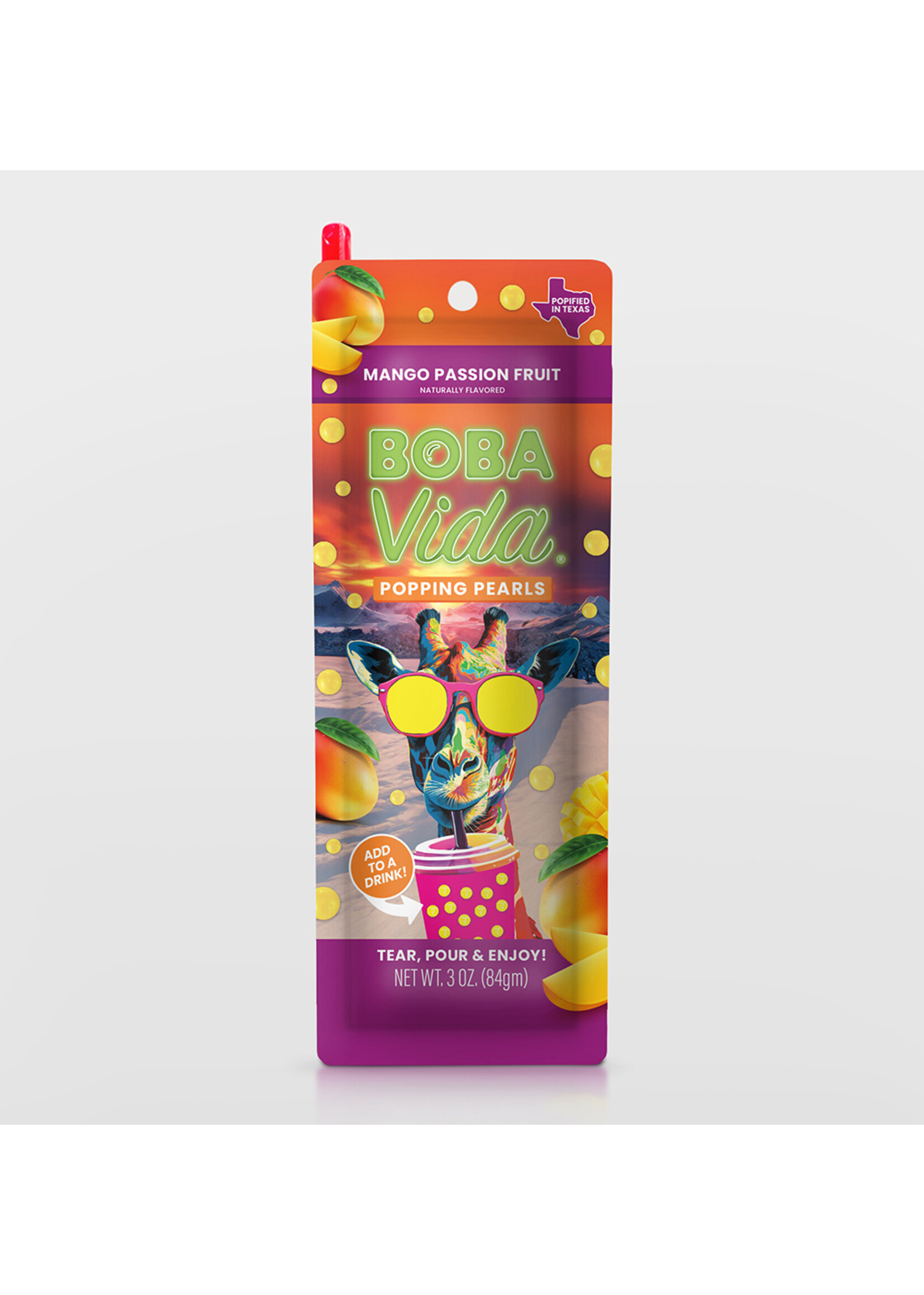 CANDY POPPING BOBA MANGO PASSION FRUIT
