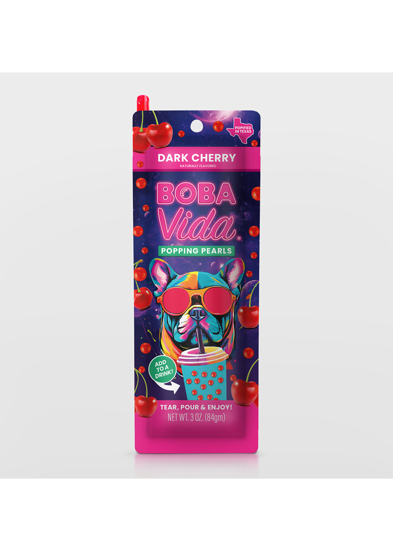 CANDY POPPING BOBA DARK CHERRY