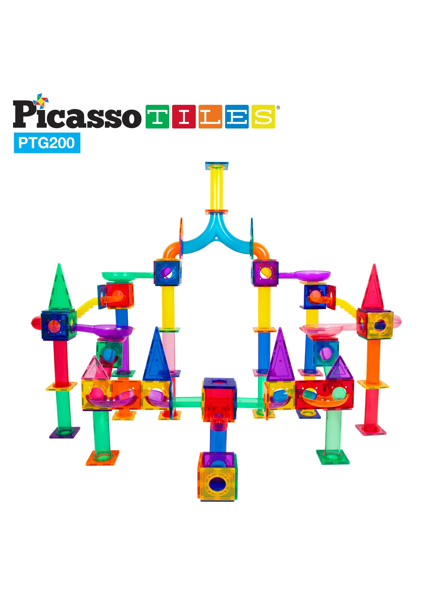 PICASSO TILES PICASSO TILES 200 PIECES MARBLE RUN