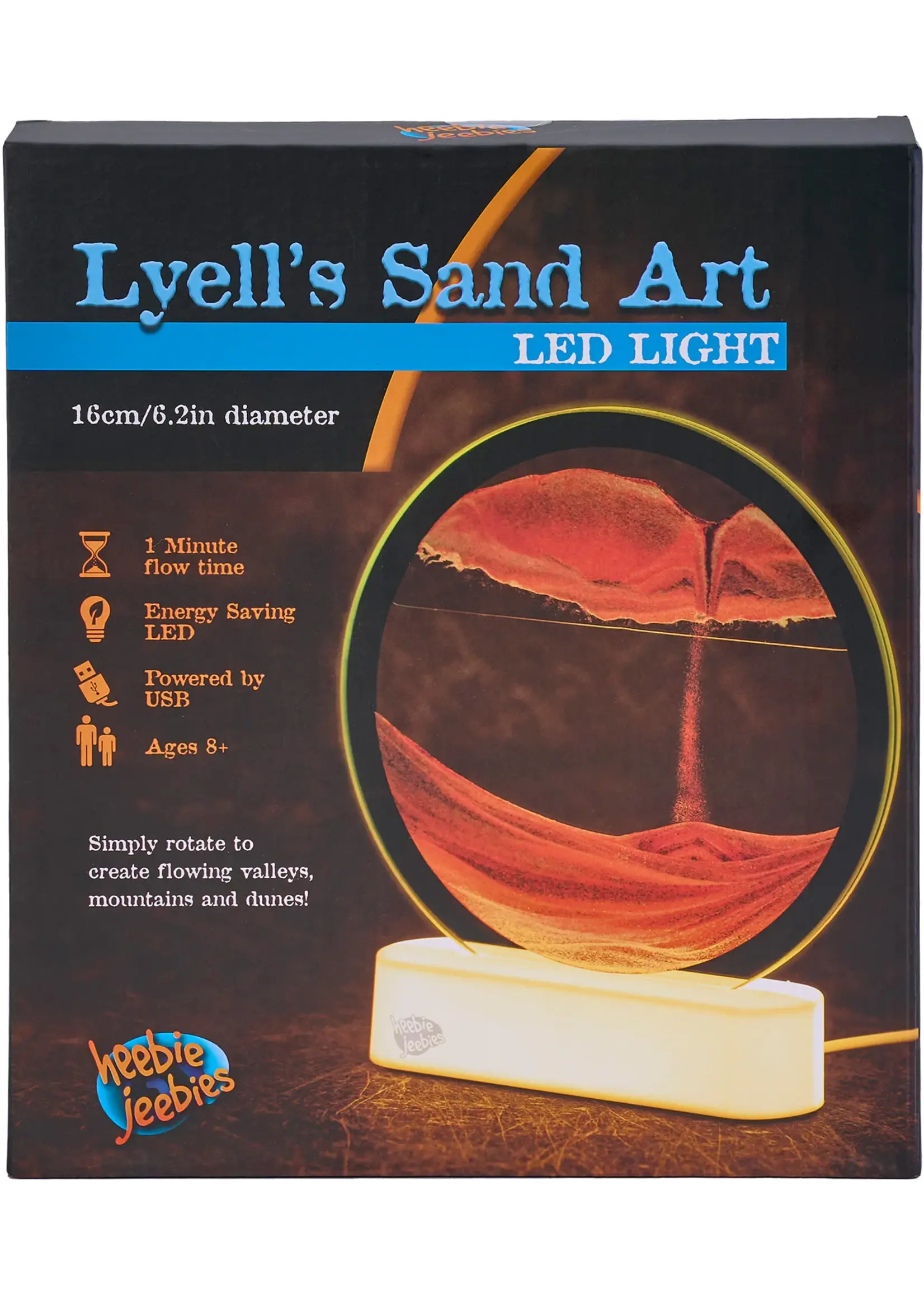 HEEBIE JEEBIES LYELL'S SAND ART LED LIGHT