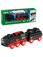 RAVENSBURGER BRIO BATTERY OPERATED STEAMING TRAIN