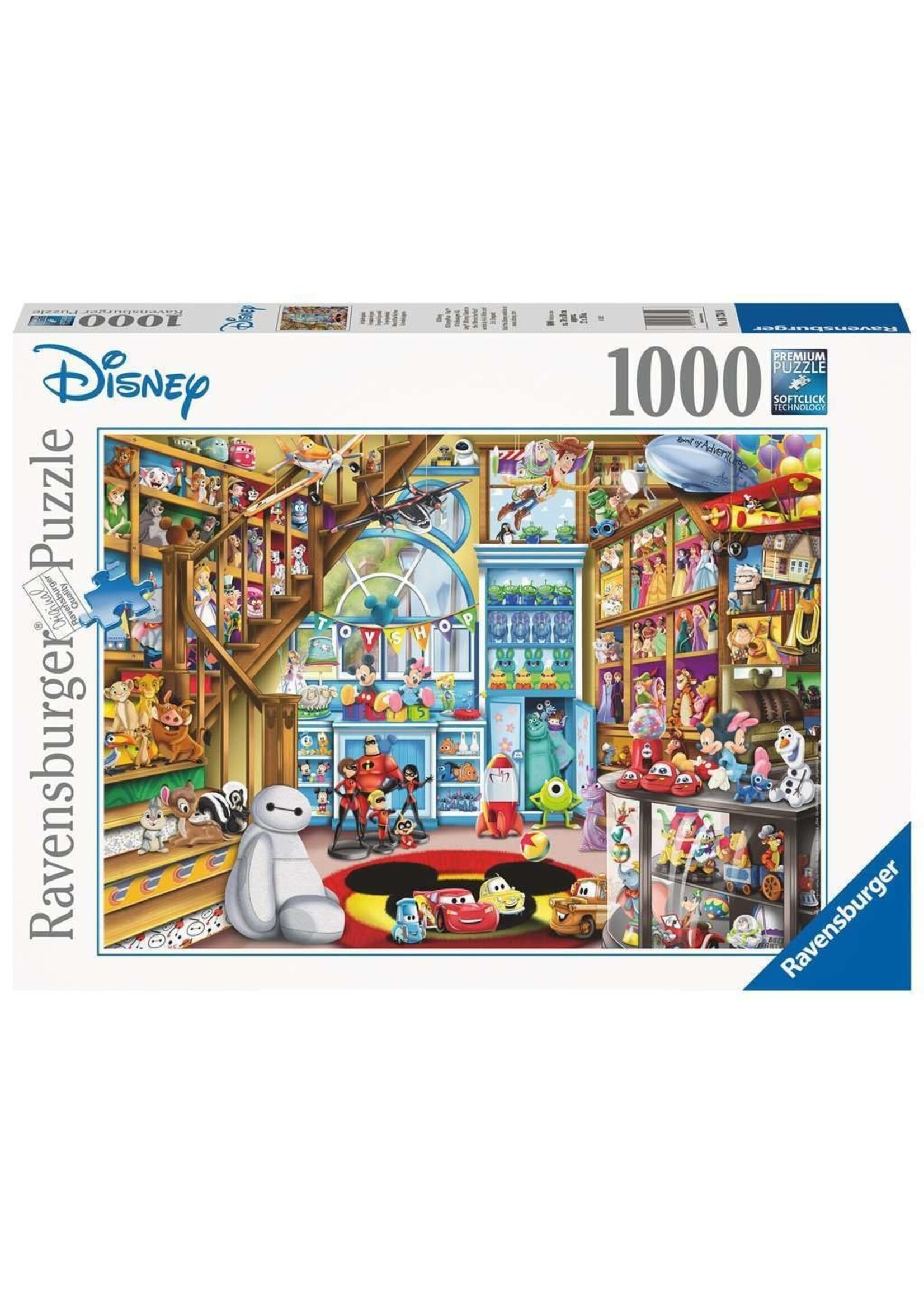 RAVENSBURGER PUZZLE 1000 PCS DISNEY AND PIXAR TOY STORE