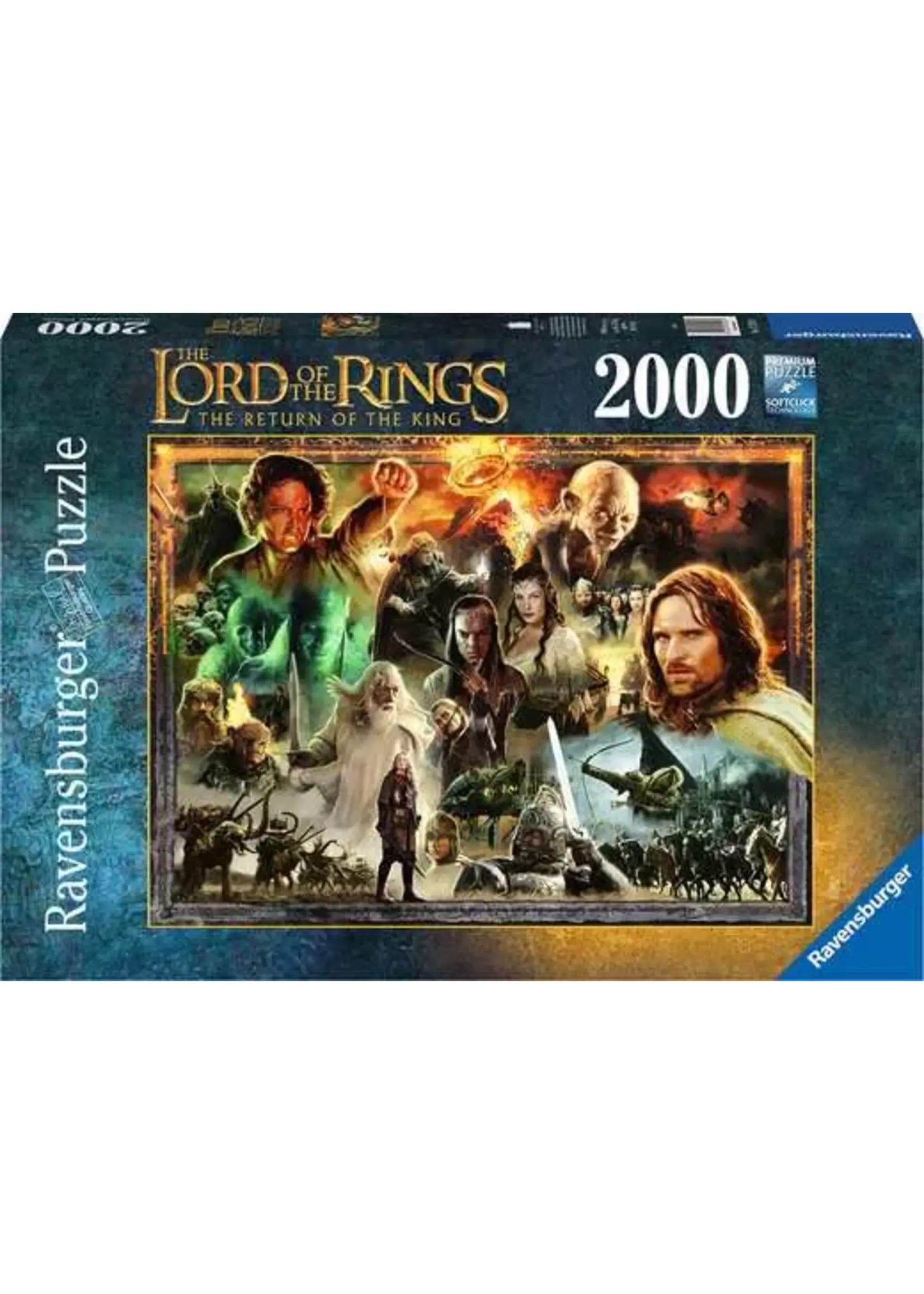 RAVENSBURGER PUZZLE 2000 PCS THE RETURN OF THE KING