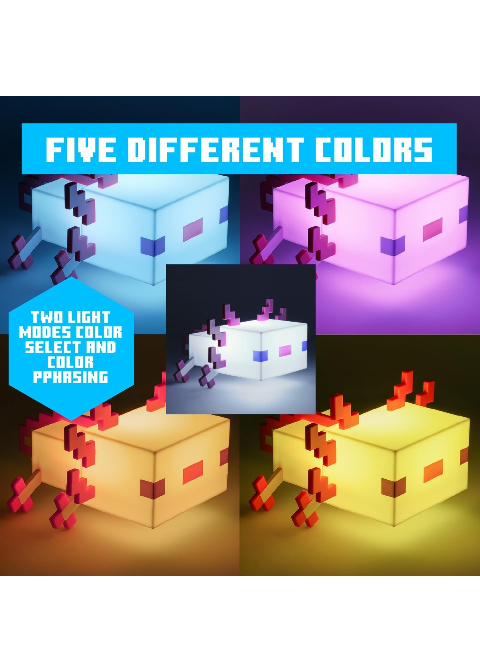 PALADONE MINECRAFT AXOLOTL LED LIGHT