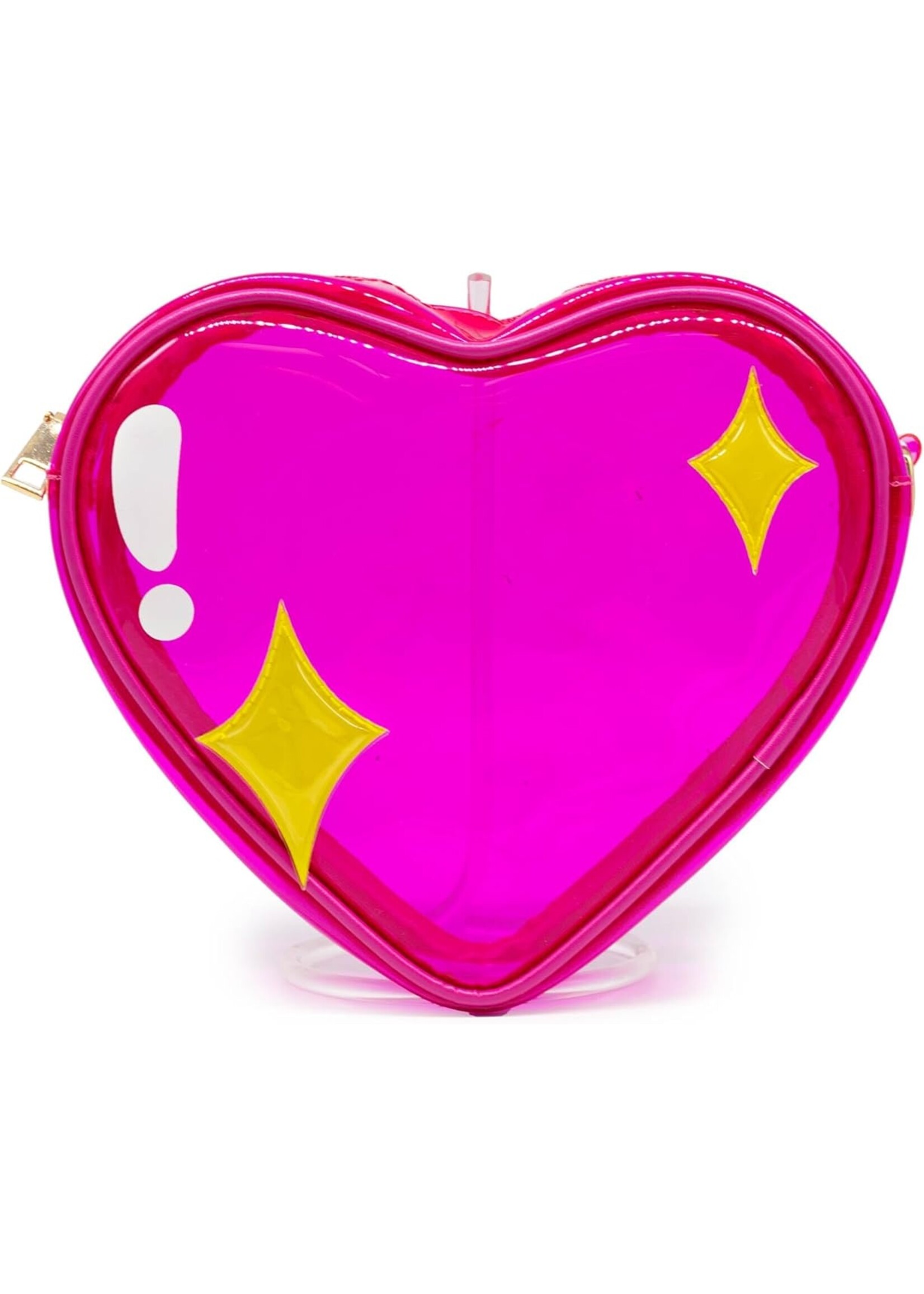 BEWALTZ BEWALTZ JELLY HEART EMOJI HANDBAG