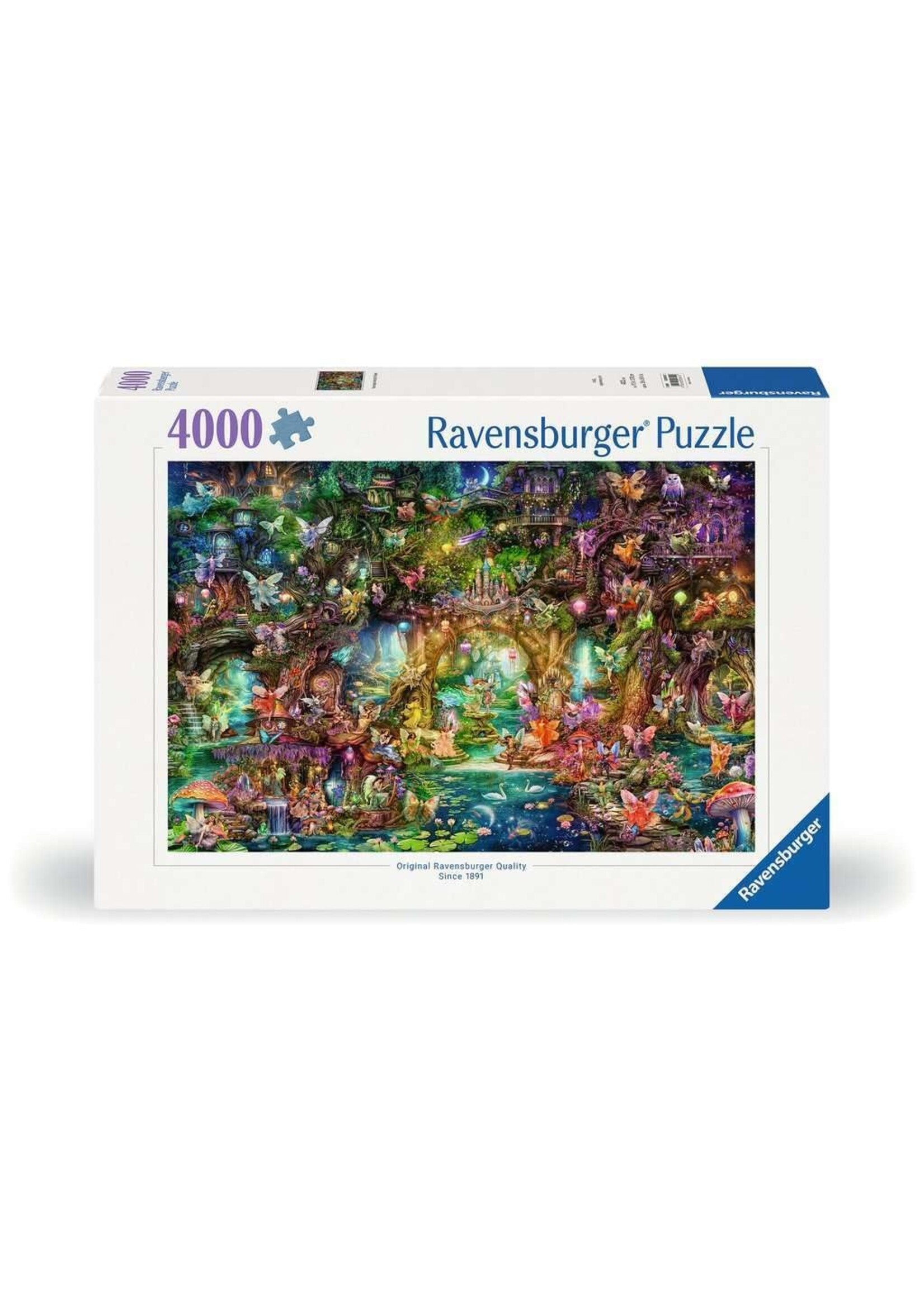 RAVENSBURGER PUZZLE 4000 PCS  HIDDEN WORLD OF FAIRIES