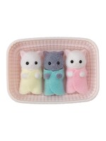 EPOCH (CALICO CRITTER & KIDOOZIE) CC PERSIAN CAT TRIPLETS