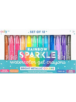 OOLY OOLY RAINBOW SPARKLE WATERCOLOR GEL CRAYONS