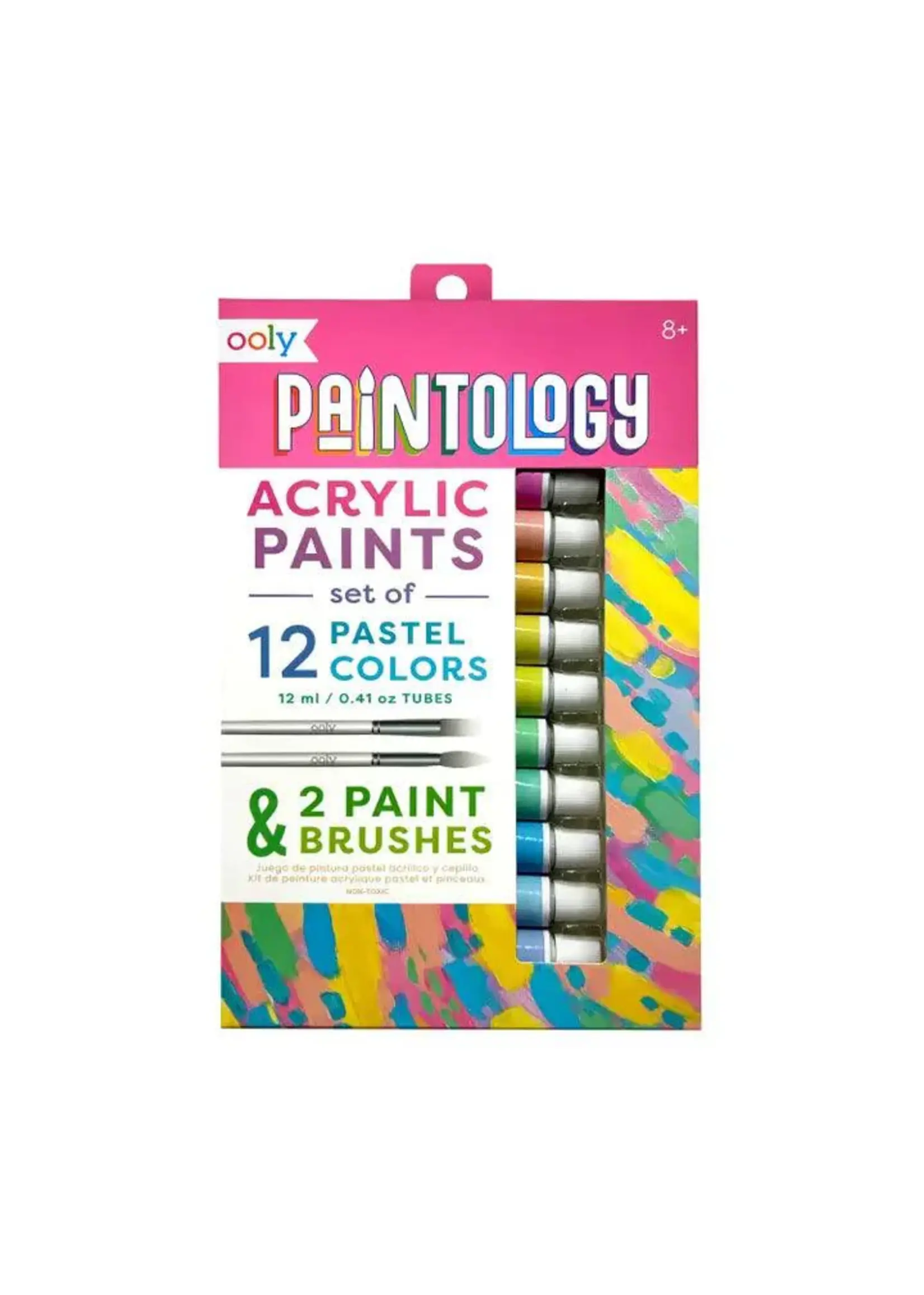 OOLY OOLY PAINTOLOGY ACRYLIC PAINTS PASTEL