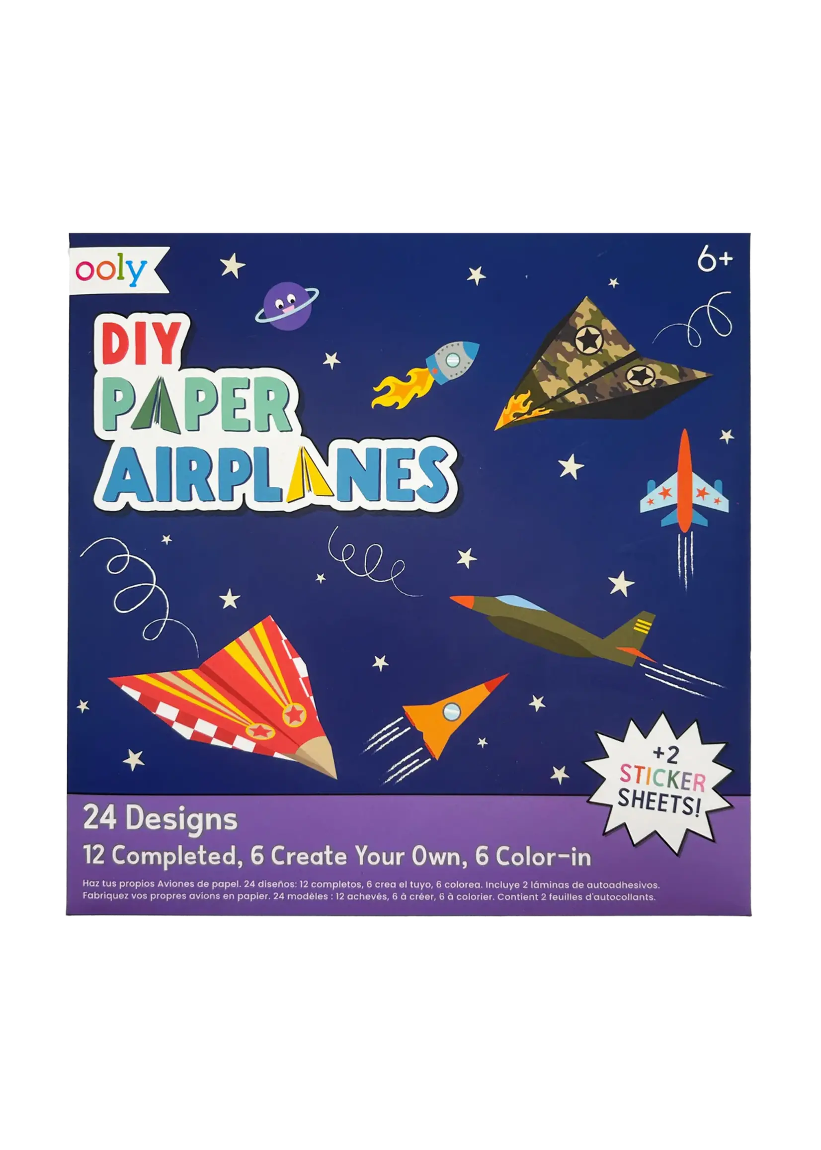OOLY OOLY DIY PAPER AIRPLANES