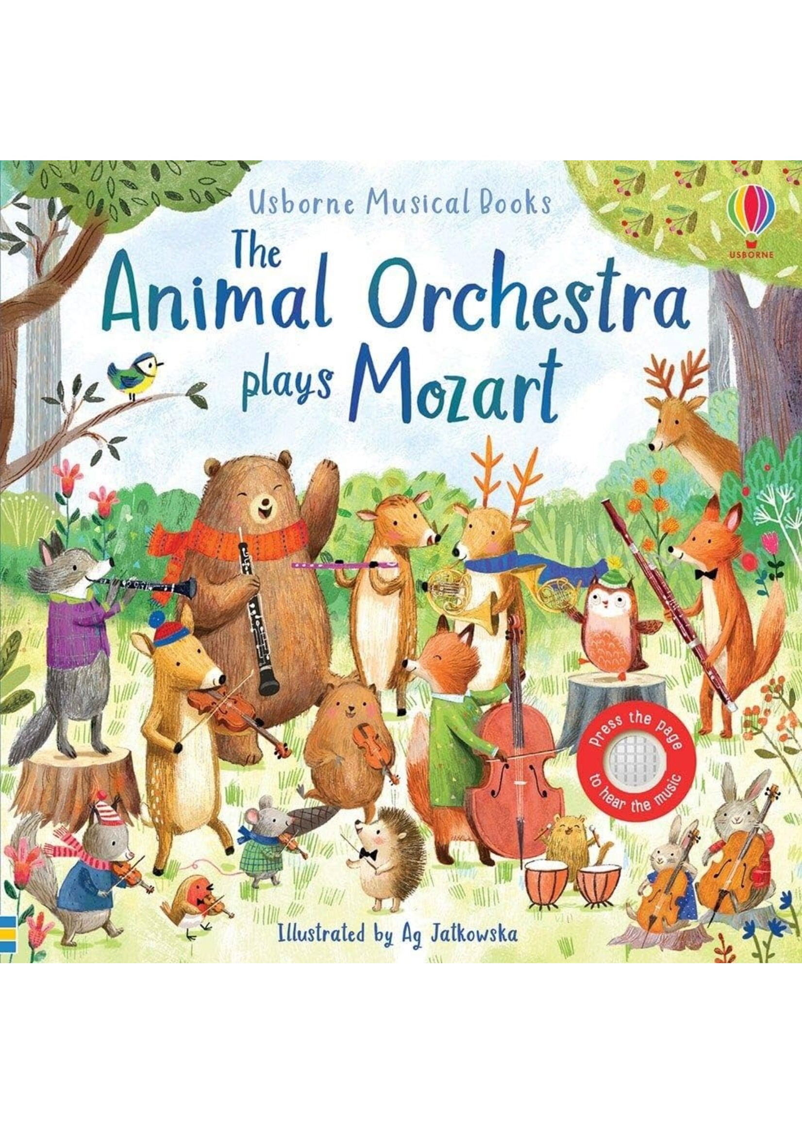 HARPER COLLINS BOOK ANIMAL ORCHESTRA PLAYS MOZART