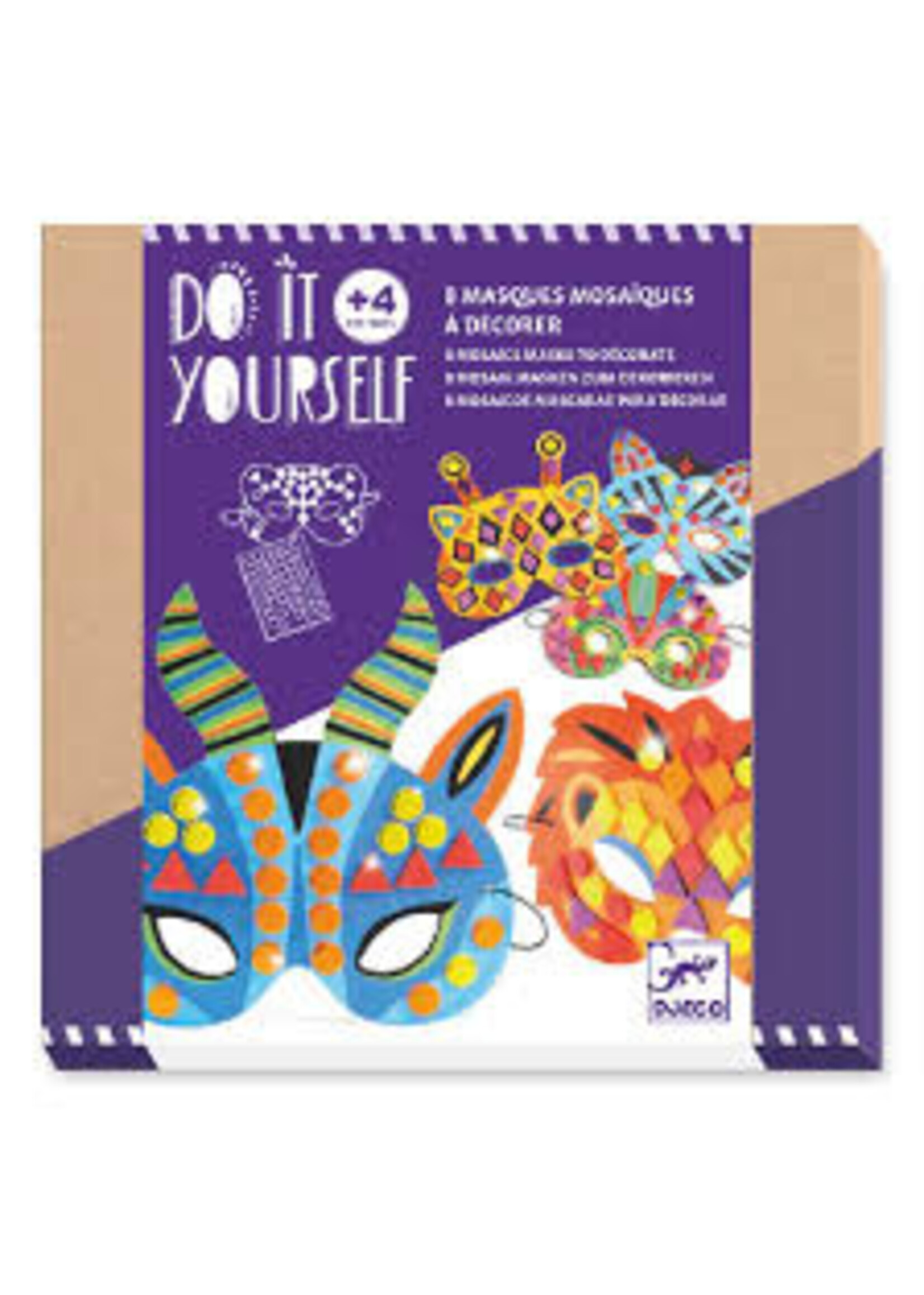 DJECO DJ DIY ANIMAL MASKS