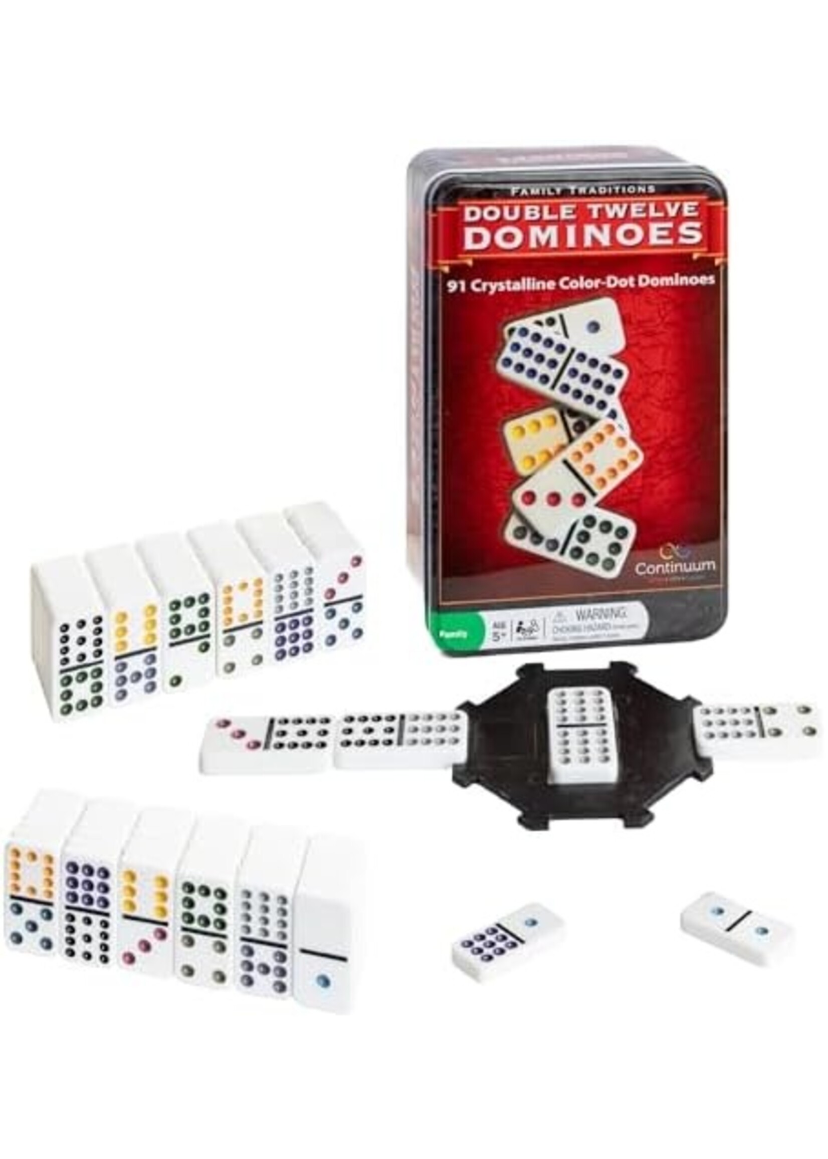 DOUBLE TWELVE MEXICAN TRAIN DOMINOES