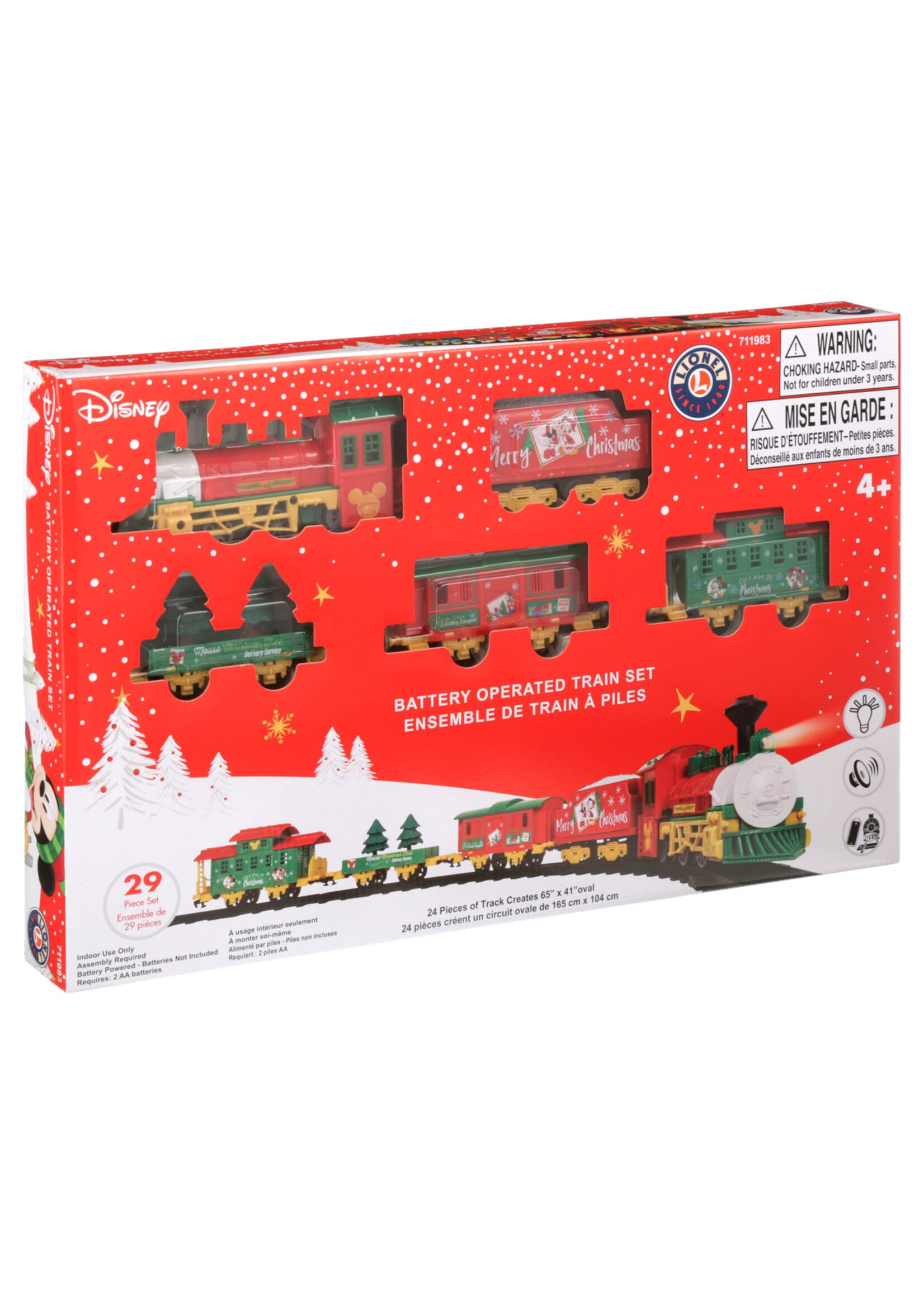 LIONEL LIONEL DISNEY BATTERY OPERATED TRAIN SET