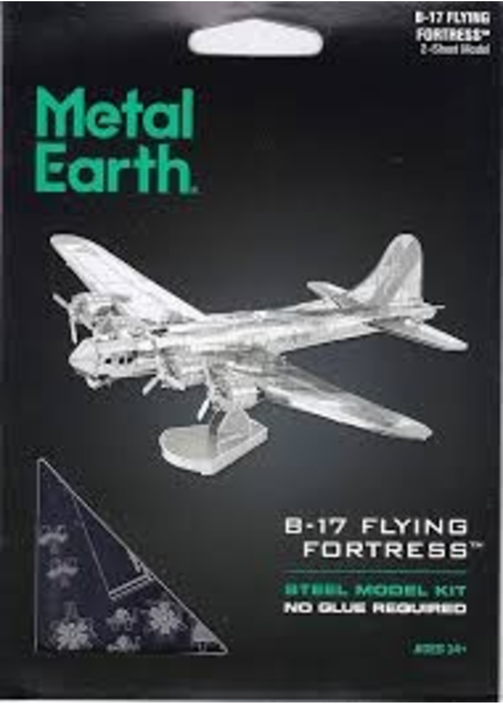 FASCINATIONS METAL EARTH B-17 FLYING FORTRESS STEEL MODEL KIT