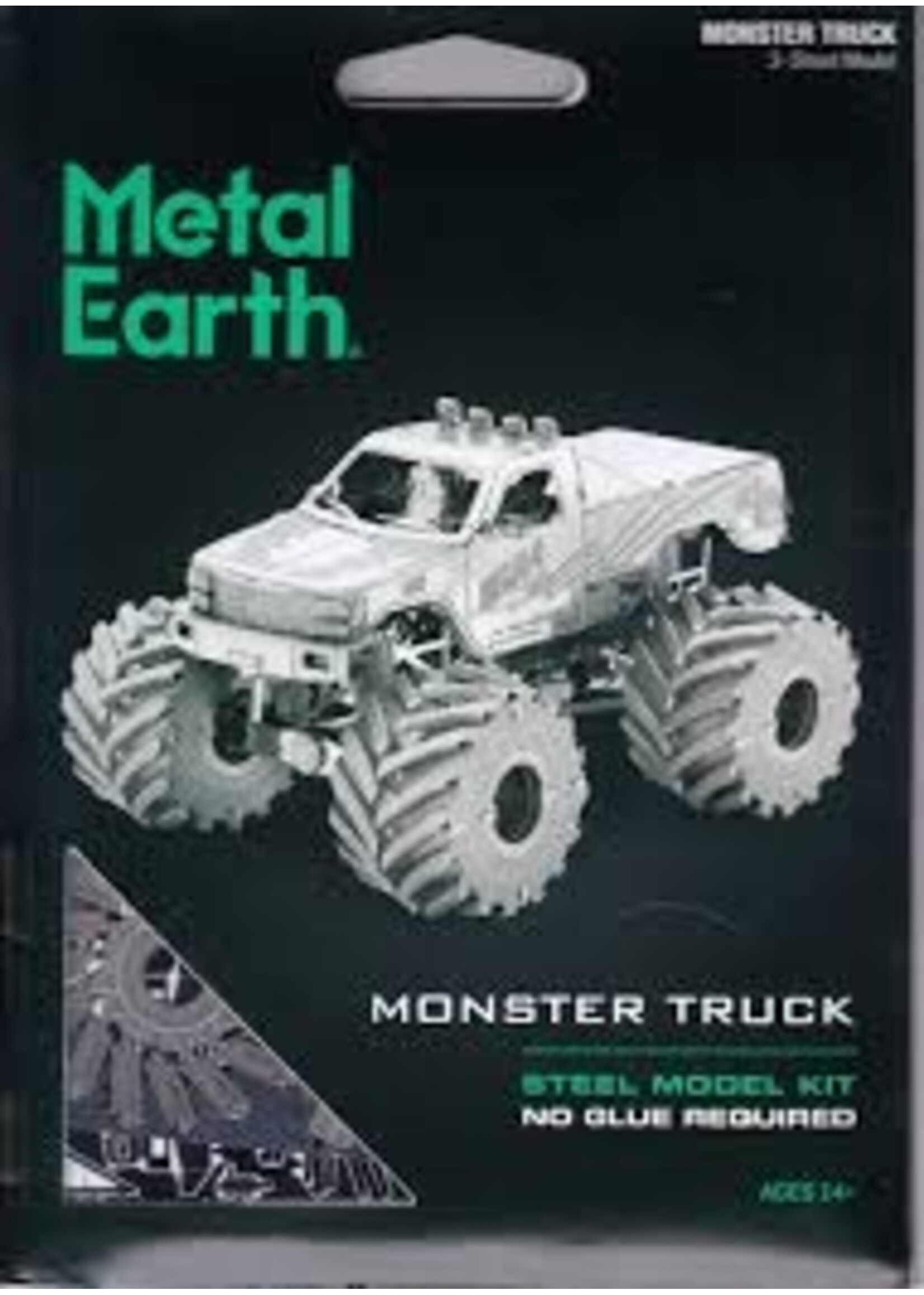 FASCINATIONS METAL EARTH MONSTER TRUCK STEEL MODEL KIT