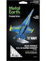 FASCINATIONS METAL EARTH PREMIUM SERIES BLUE ANGELS F/A-18 SUPER HORNET