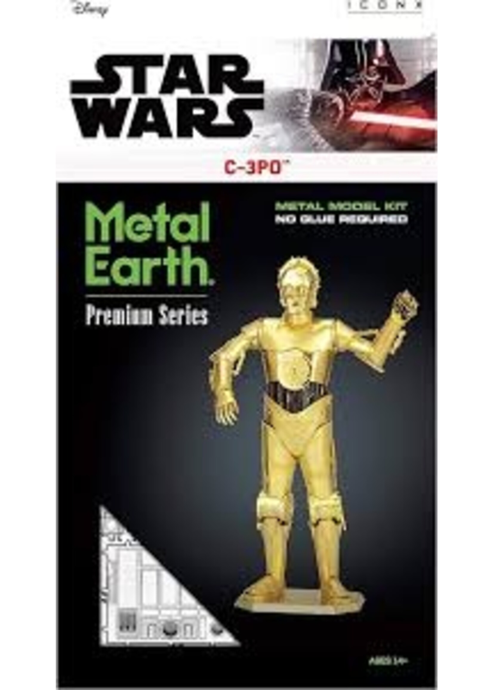 FASCINATIONS METAL EARTH PREMIUM SERIES C-3PO METAL MODEL KIT