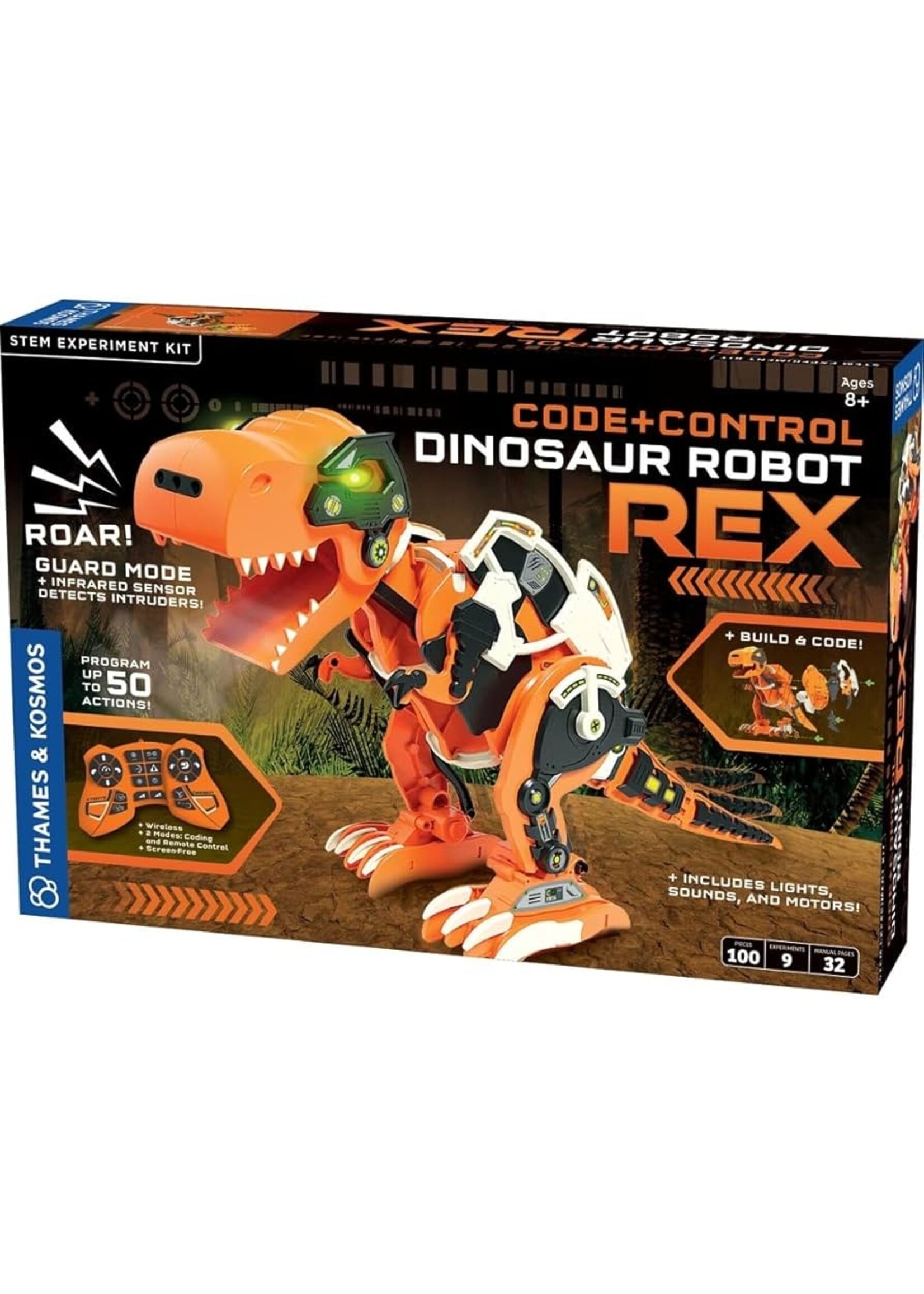 THAMES AND KOSMOS THAMES CODE+CONTROL DINOSAUR ROBOT