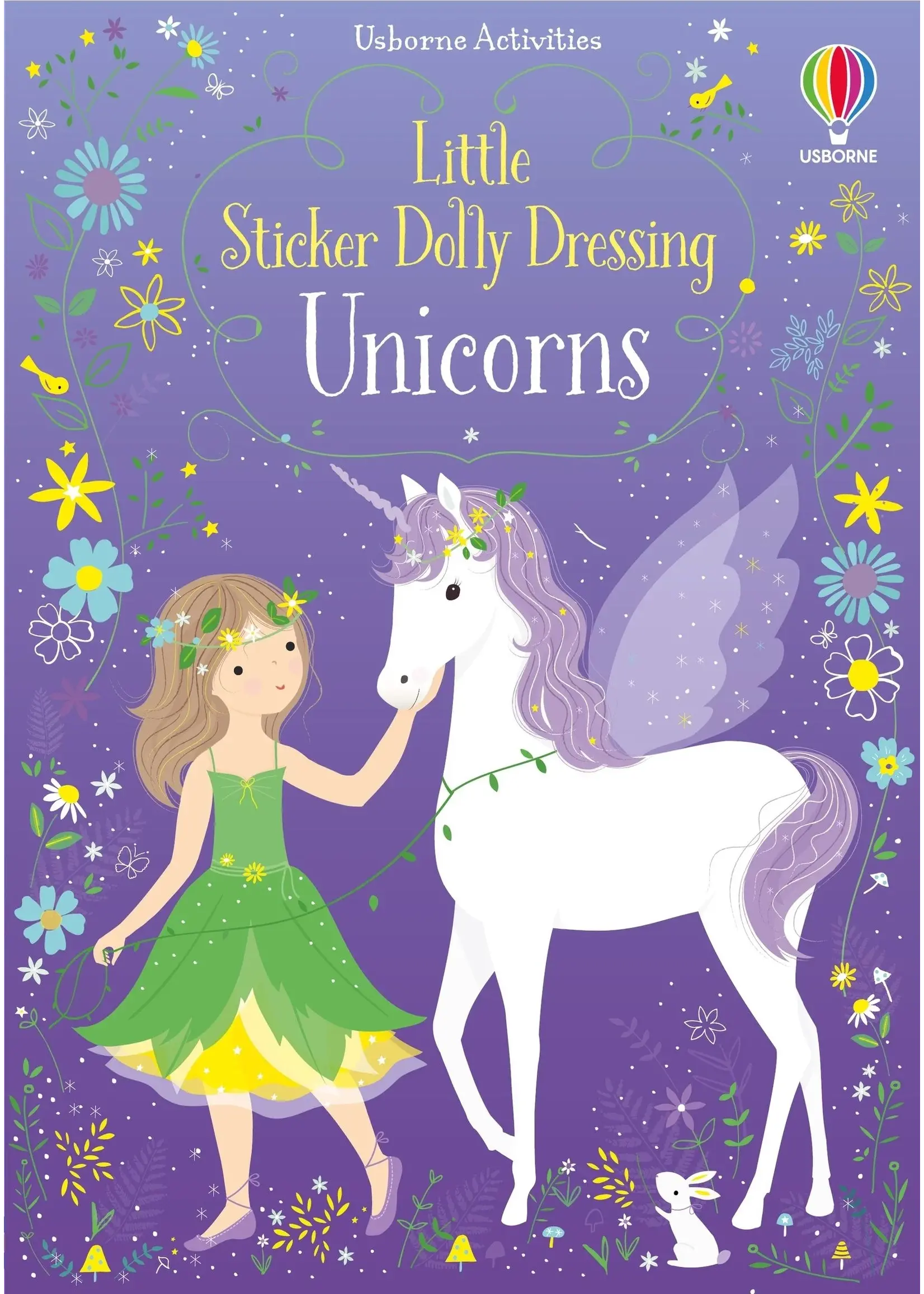 HARPER COLLINS BOOK STICKER DOLLY DRESSING UNICORNS
