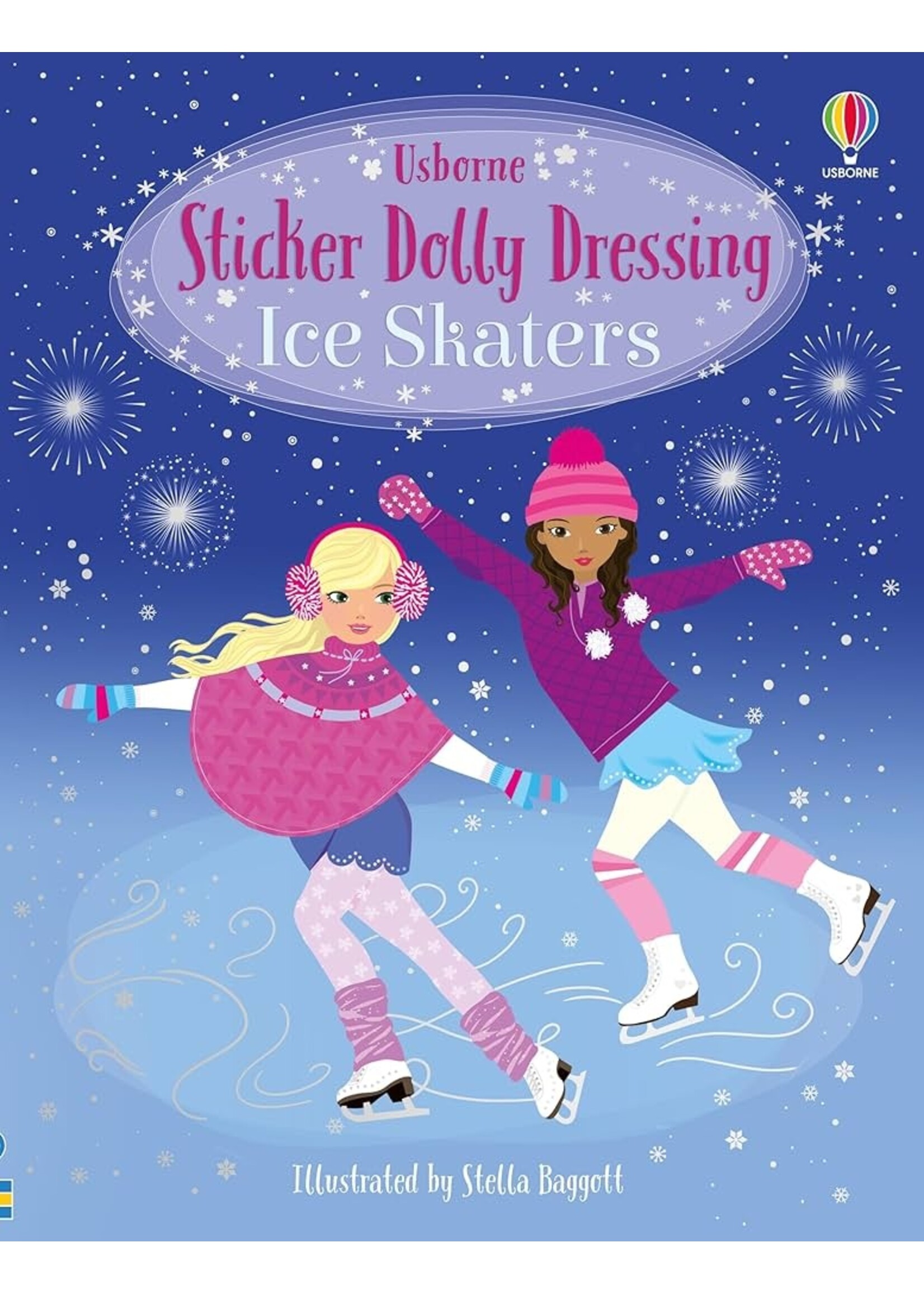 HARPER COLLINS BOOK STICKER DOLLY DRESSING ICE SKATERS