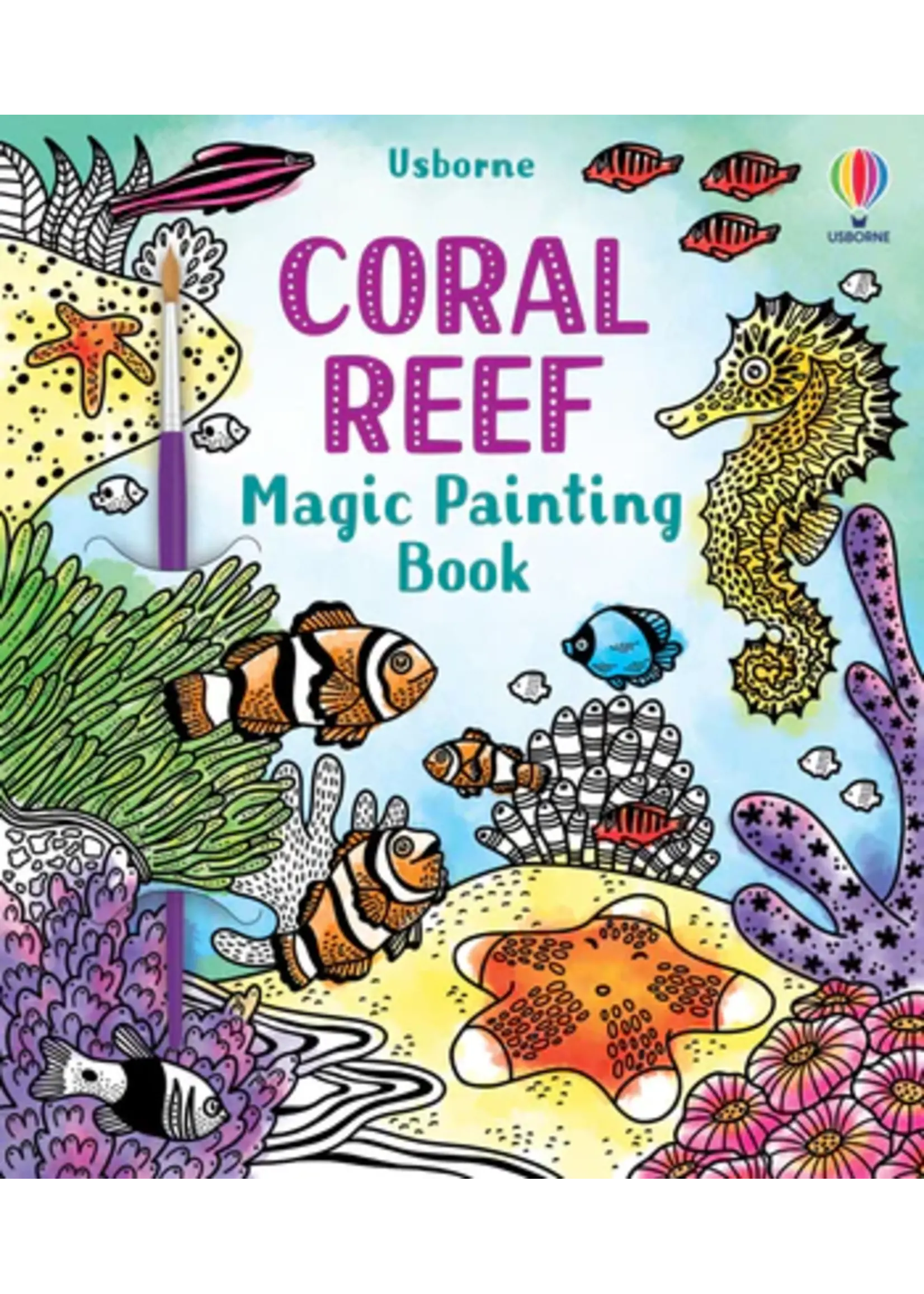 BOOK CORAL REEF MAGIC PAINTING