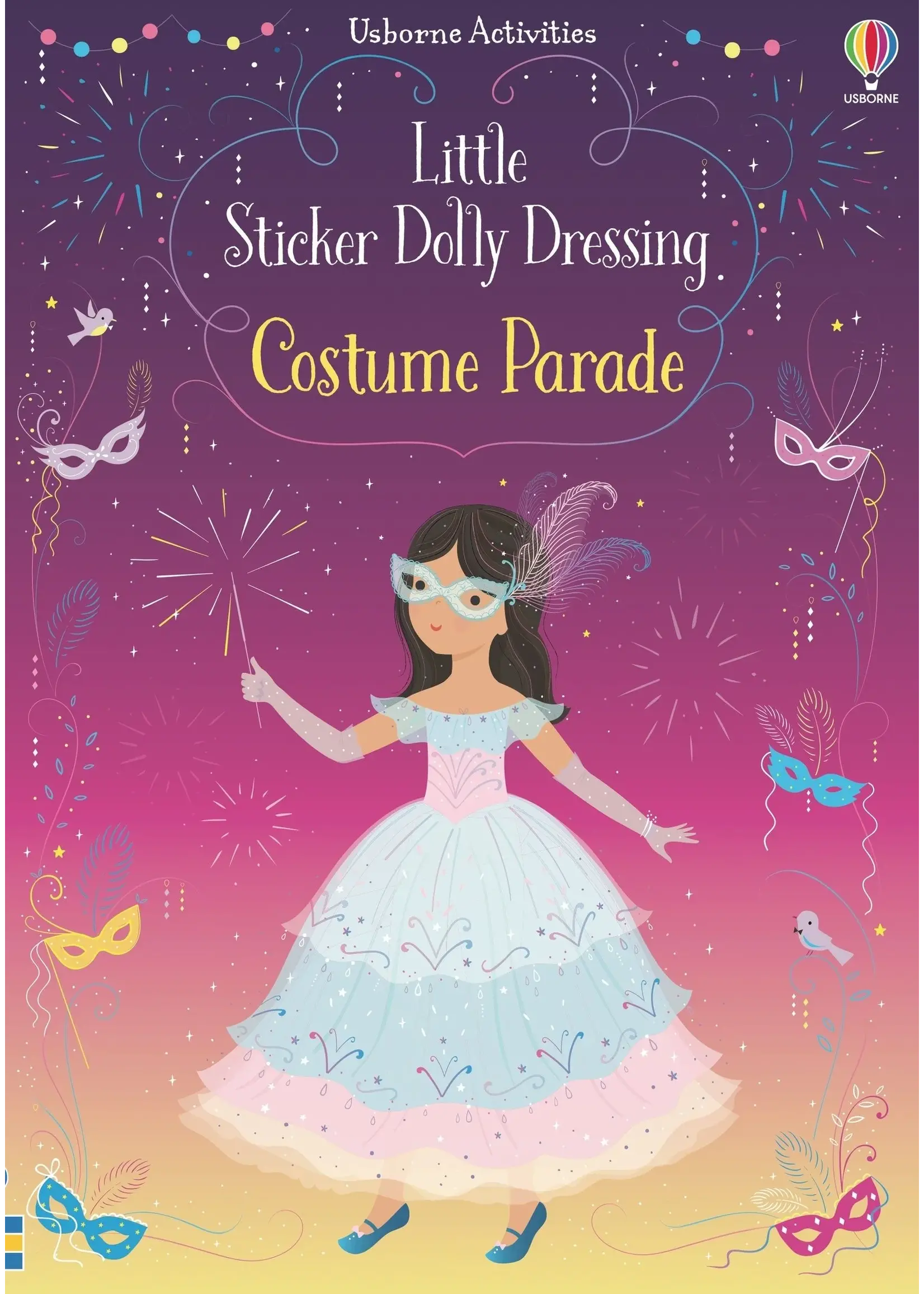 HARPER COLLINS BOOK LITTLE STICKER DOLLY DRESSING COSTUME PARADE
